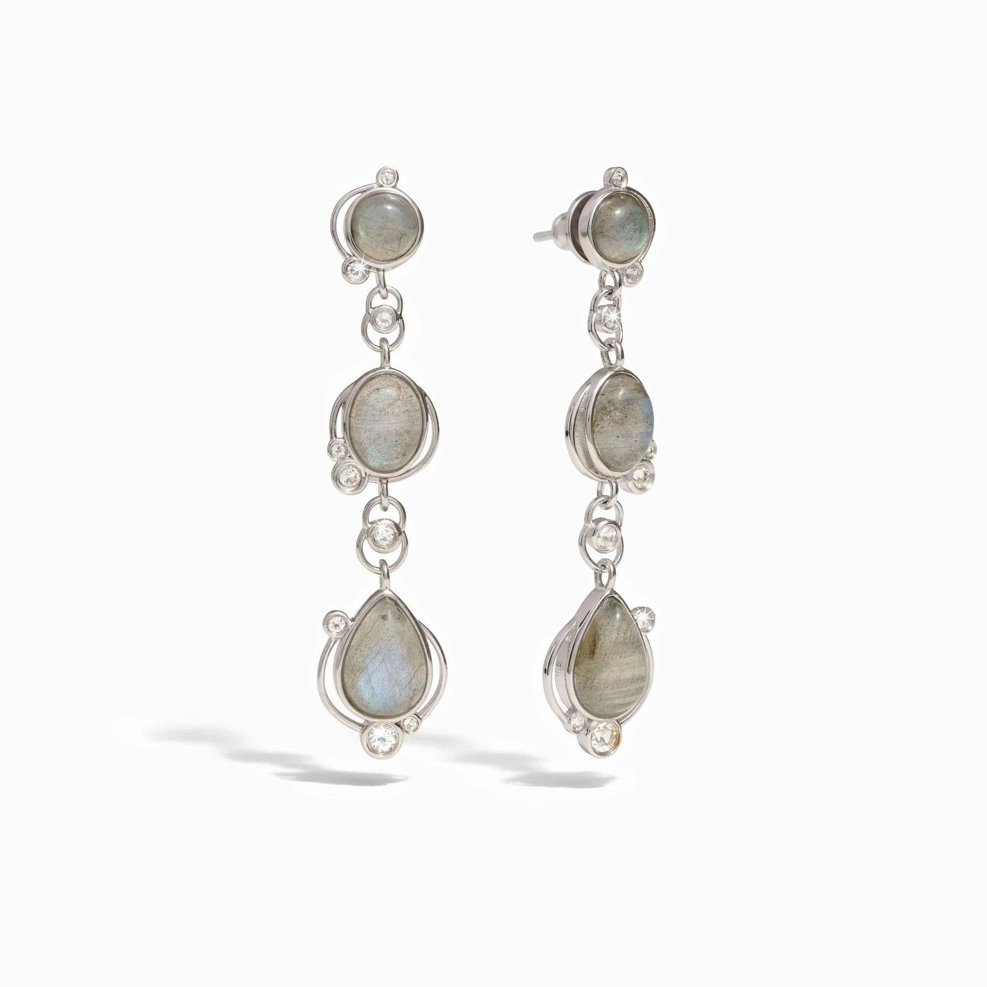 Awe Inspired - Labradorite Stardrop Earrings -