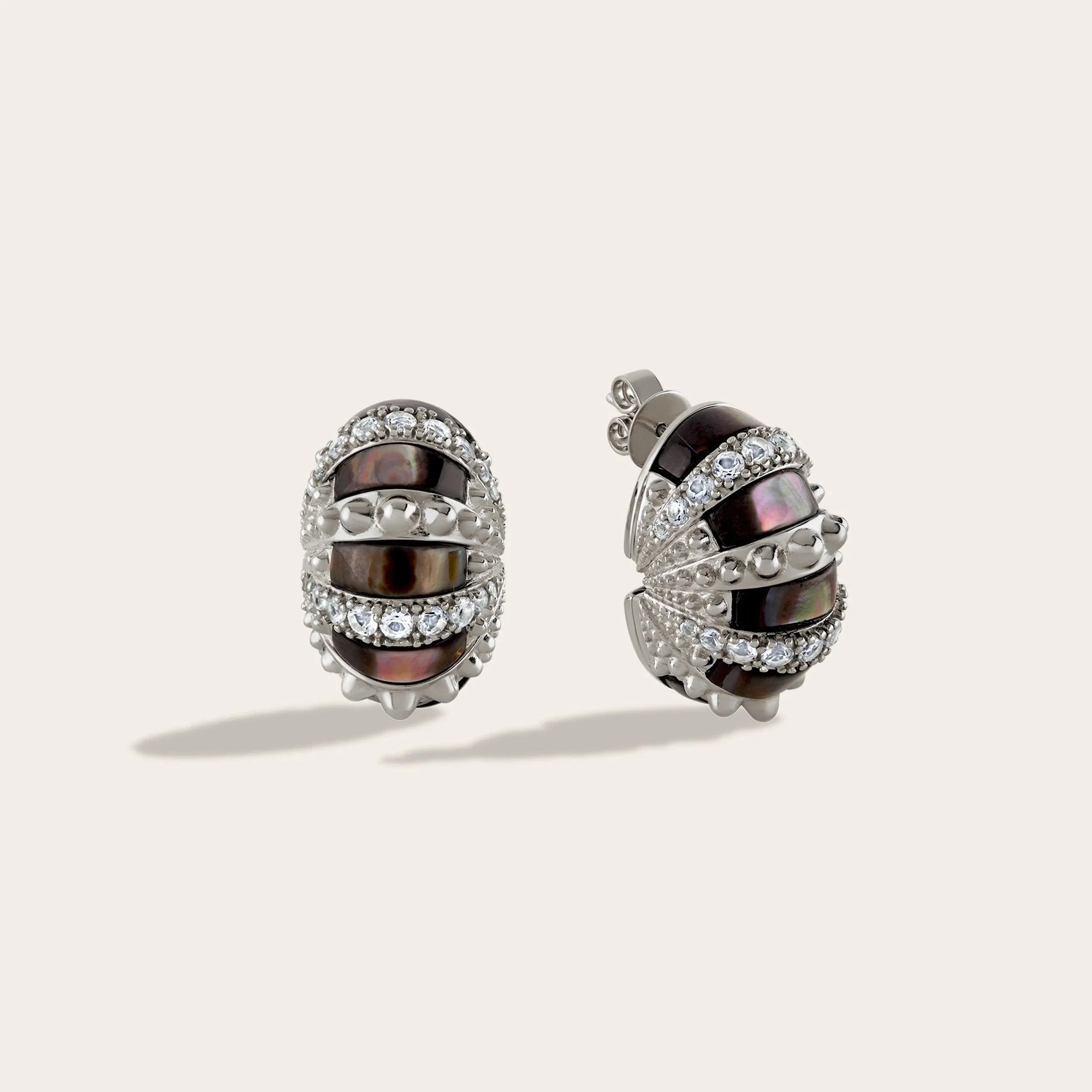 Awe Inspired - Sea Urchin Statement Studs - 925 Sterling Silver