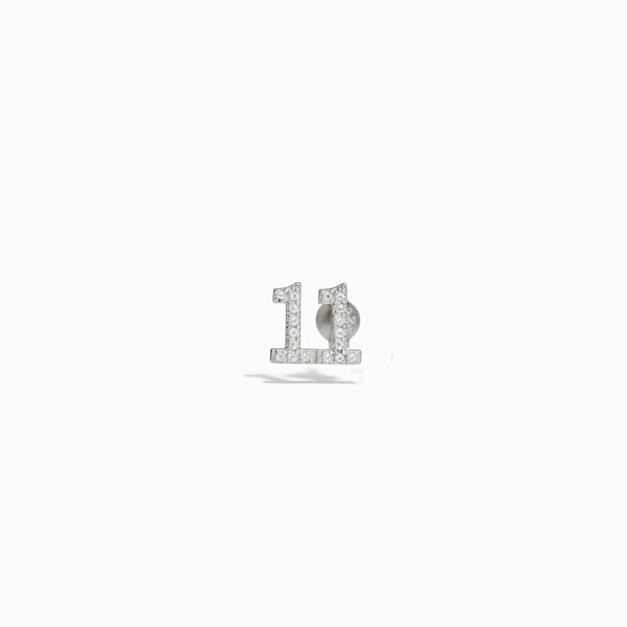 Awe Inspired - 11:11 Studs - 925 Sterling Silver Single