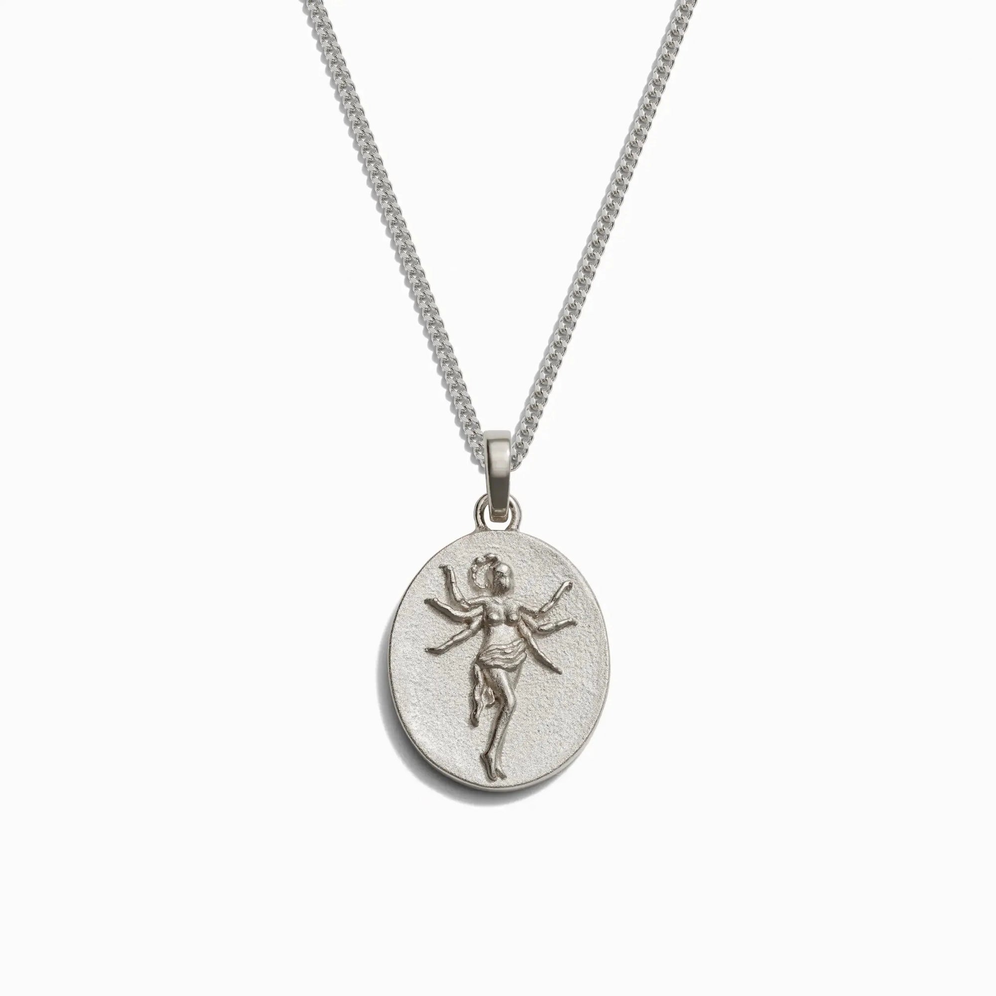 Awe Inspired - Men's Zodiac Necklace - 925 Sterling Silver Scorpio 22" Cuban Chain