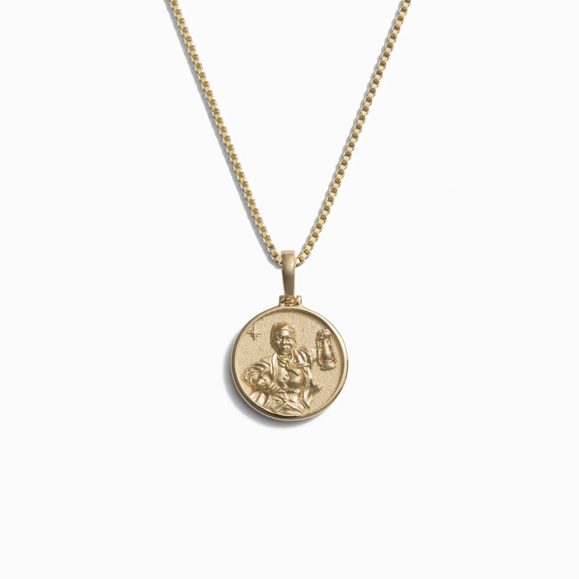 Awe Inspired - Mini Harriet Tubman Necklace - 14K Yellow Gold Vermeil Mini