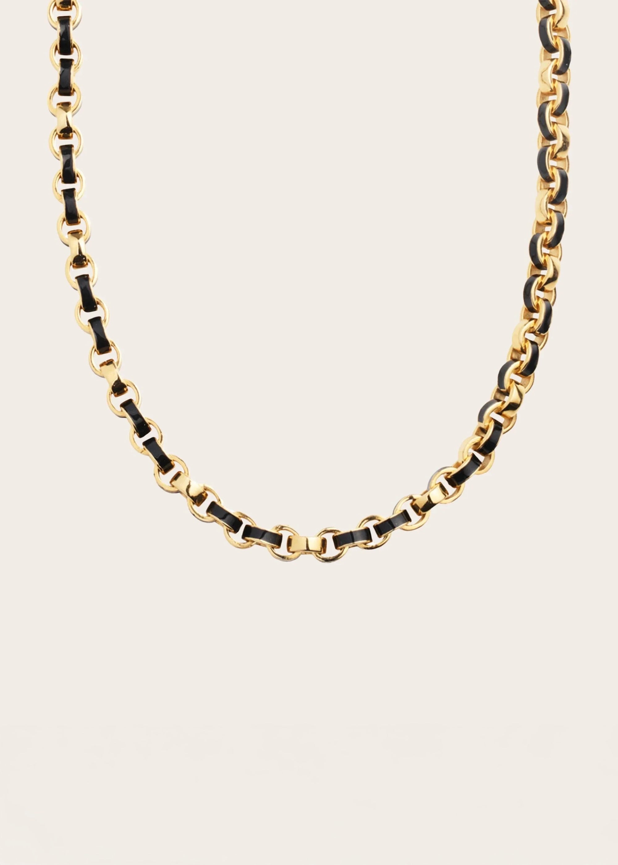 Awe Inspired - Chunky Colored Enamel Necklace -