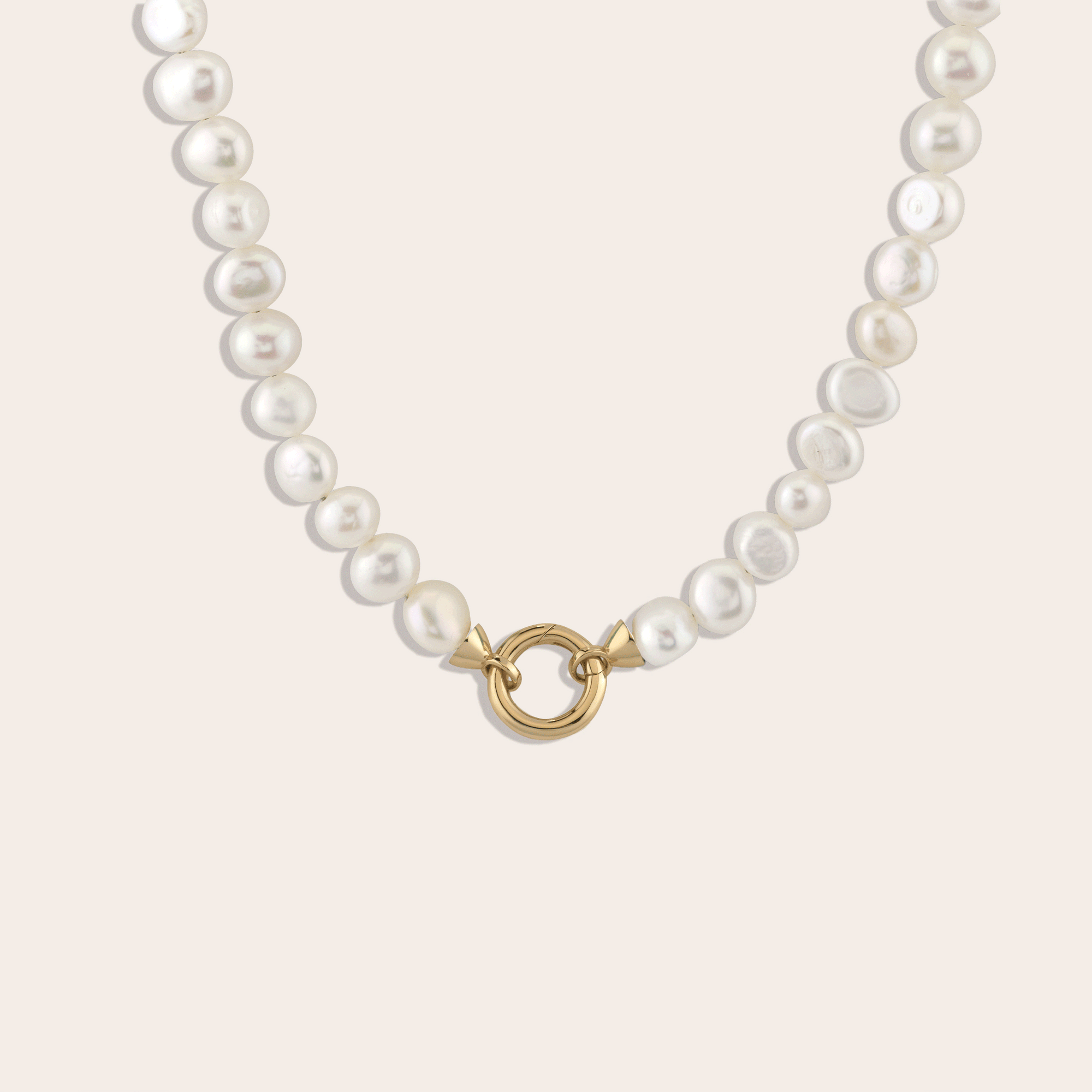 Awe Inspired - Gemstone Charm Necklace - 14K Yellow Gold Vermeil Labradorite