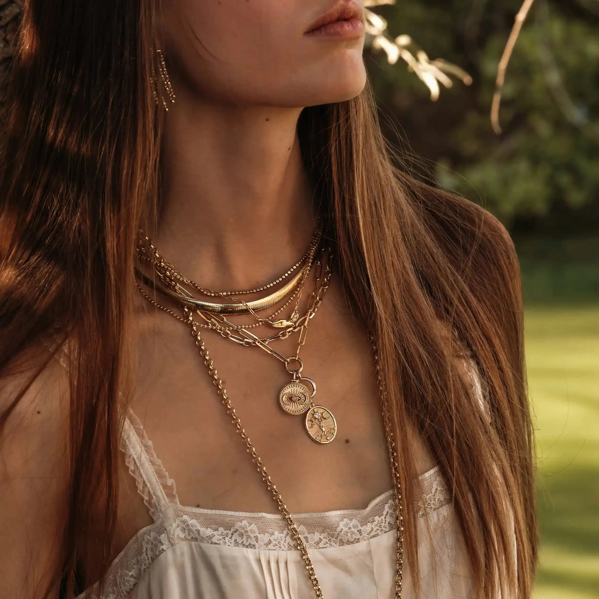 Awe Inspired - Long Rolo Chain -