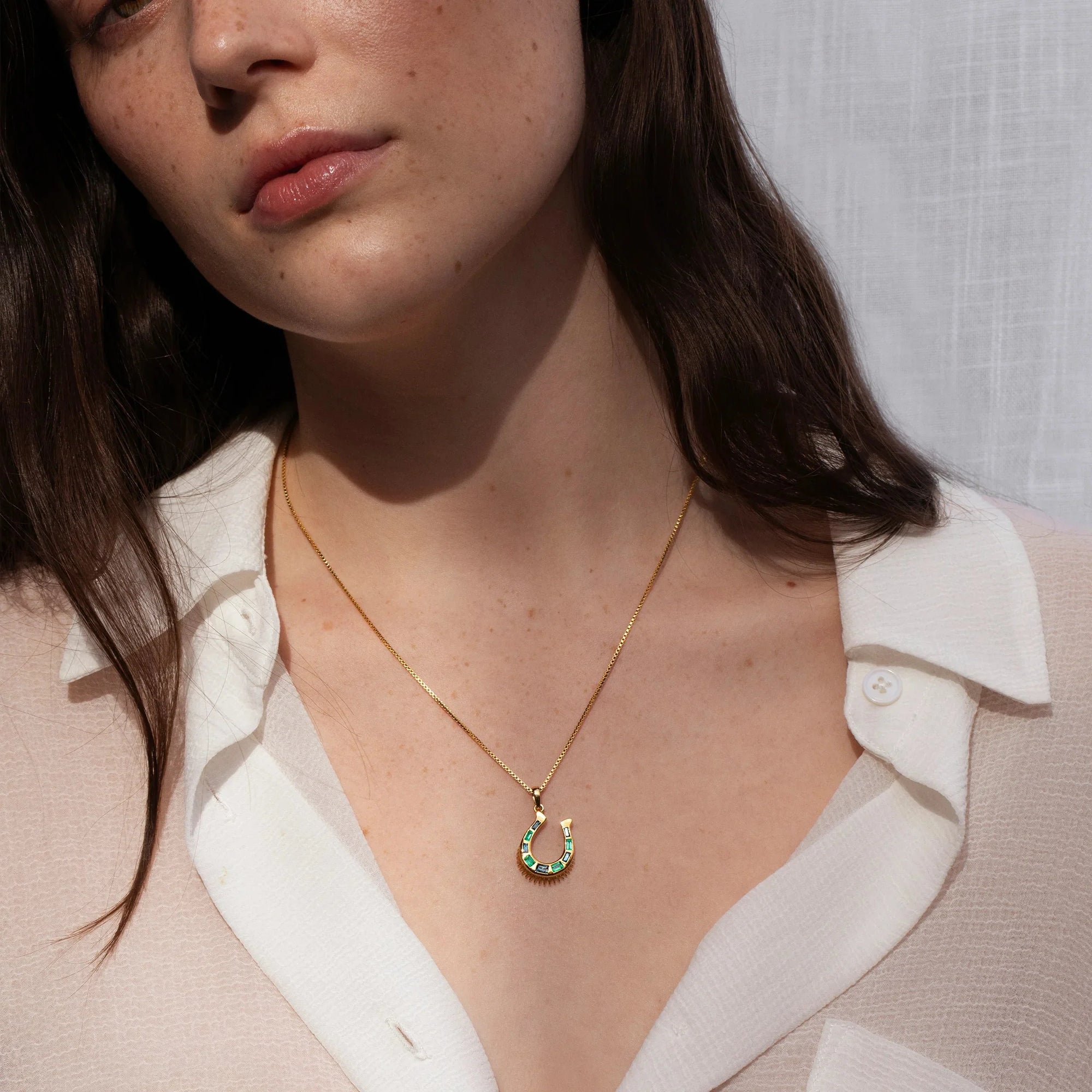 Awe Inspired - Lucky Horseshoe Necklace -
