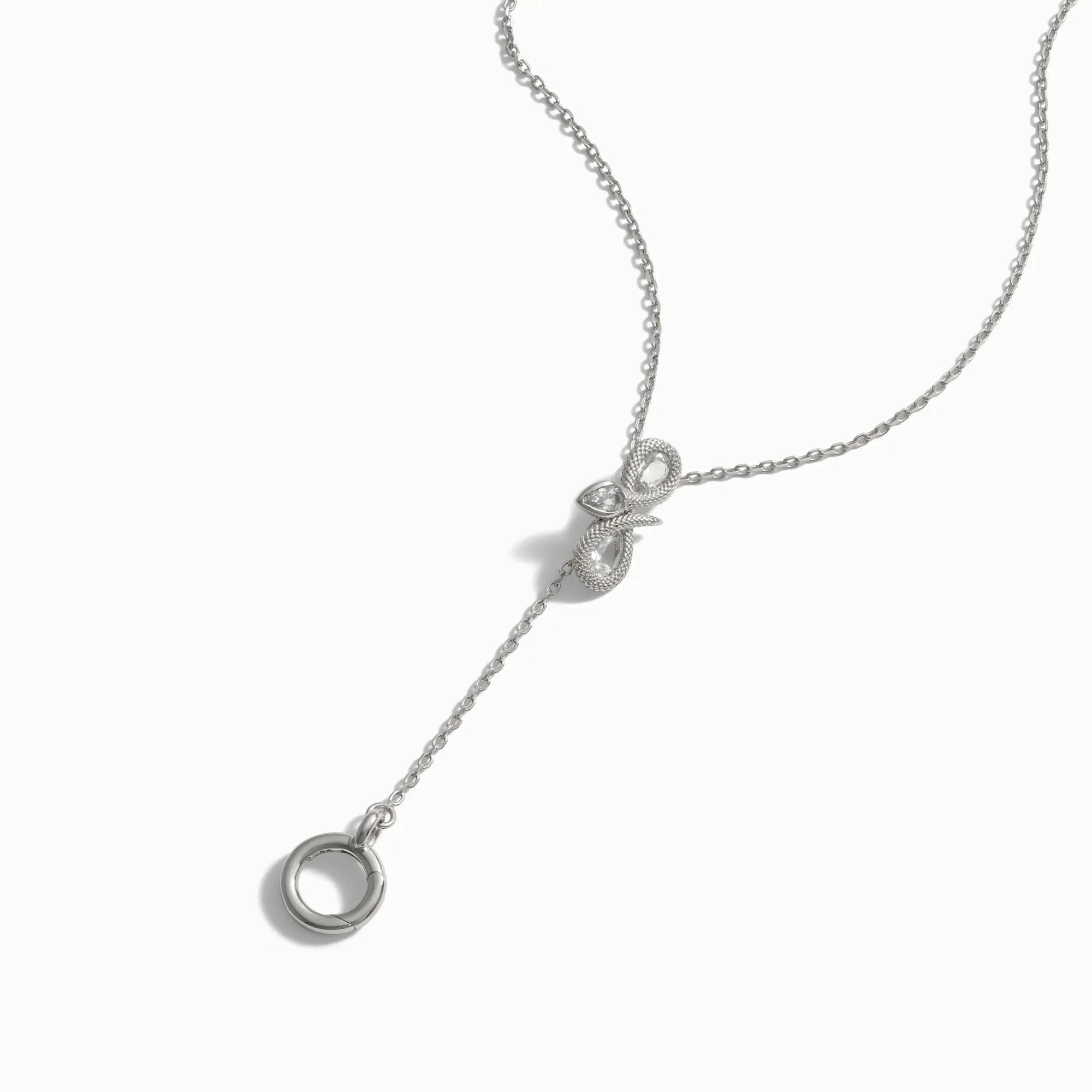 Awe Inspired - Infinity Snake Charm Lariat -