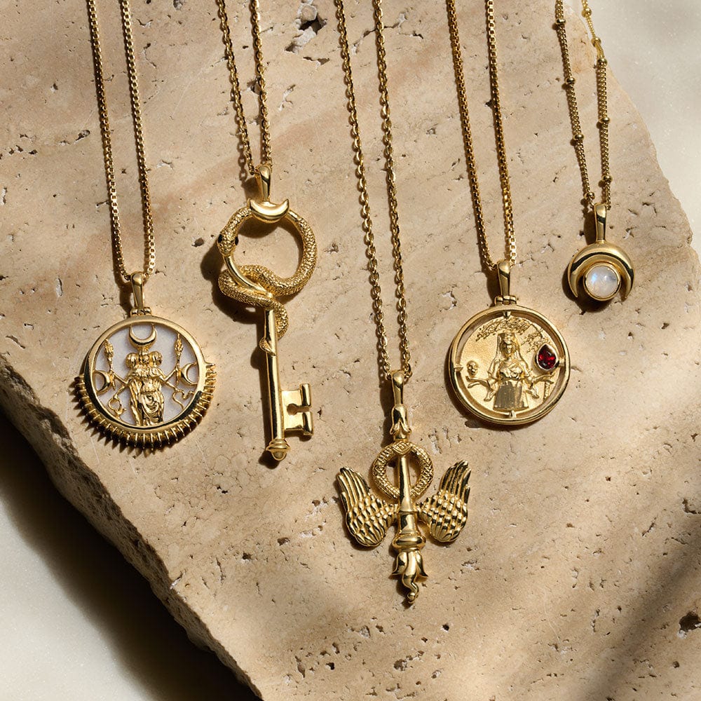 Awe Inspired - Inverted Torch Necklace -