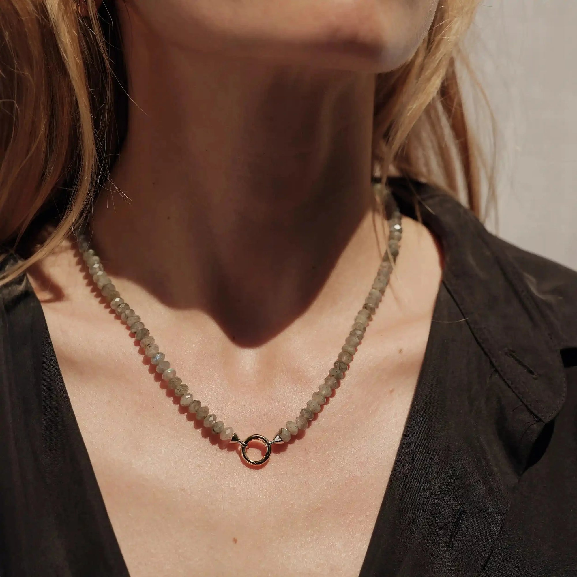 Awe Inspired - Labradorite Charm Collector Necklace -