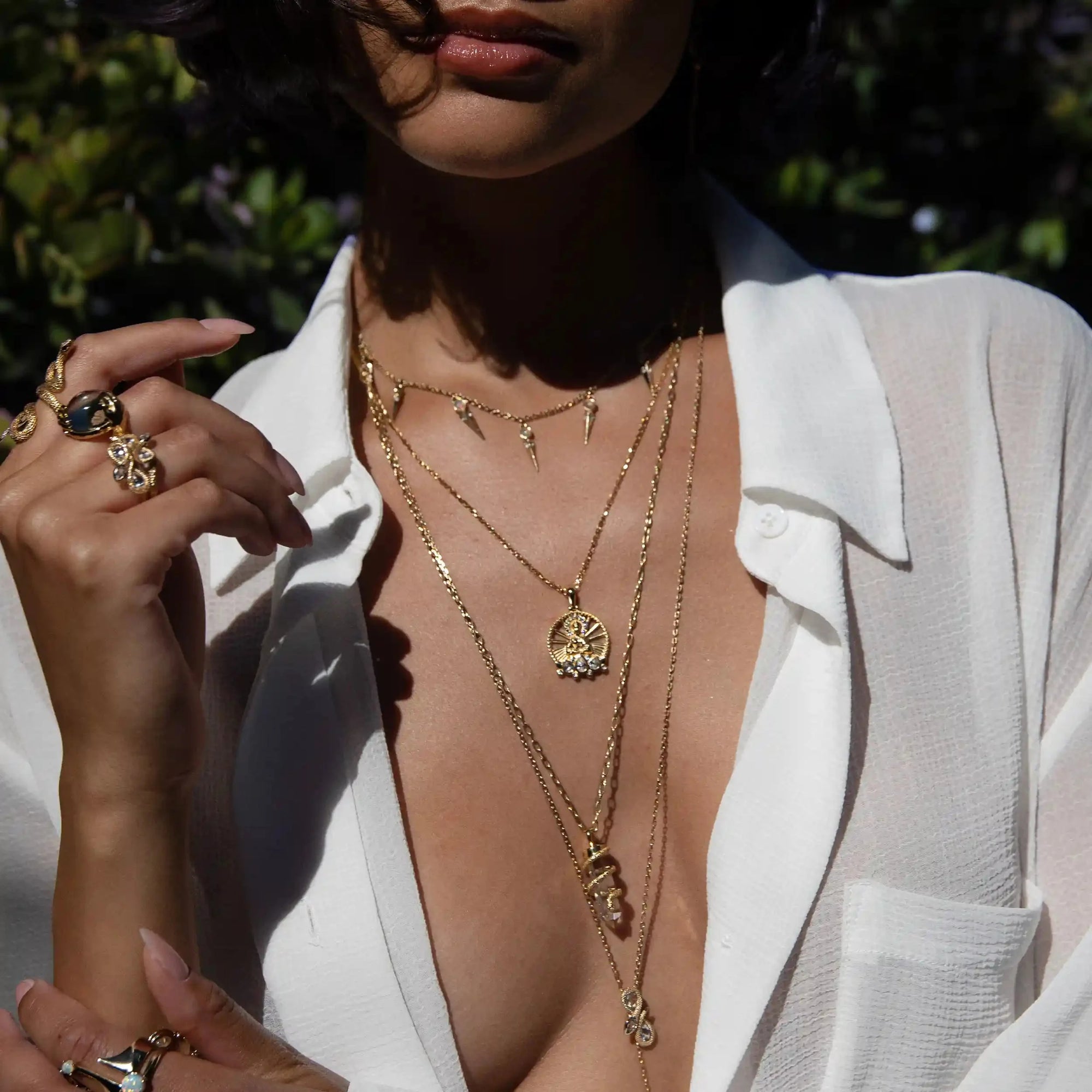 Awe Inspired - Lady Buddha Pendant -