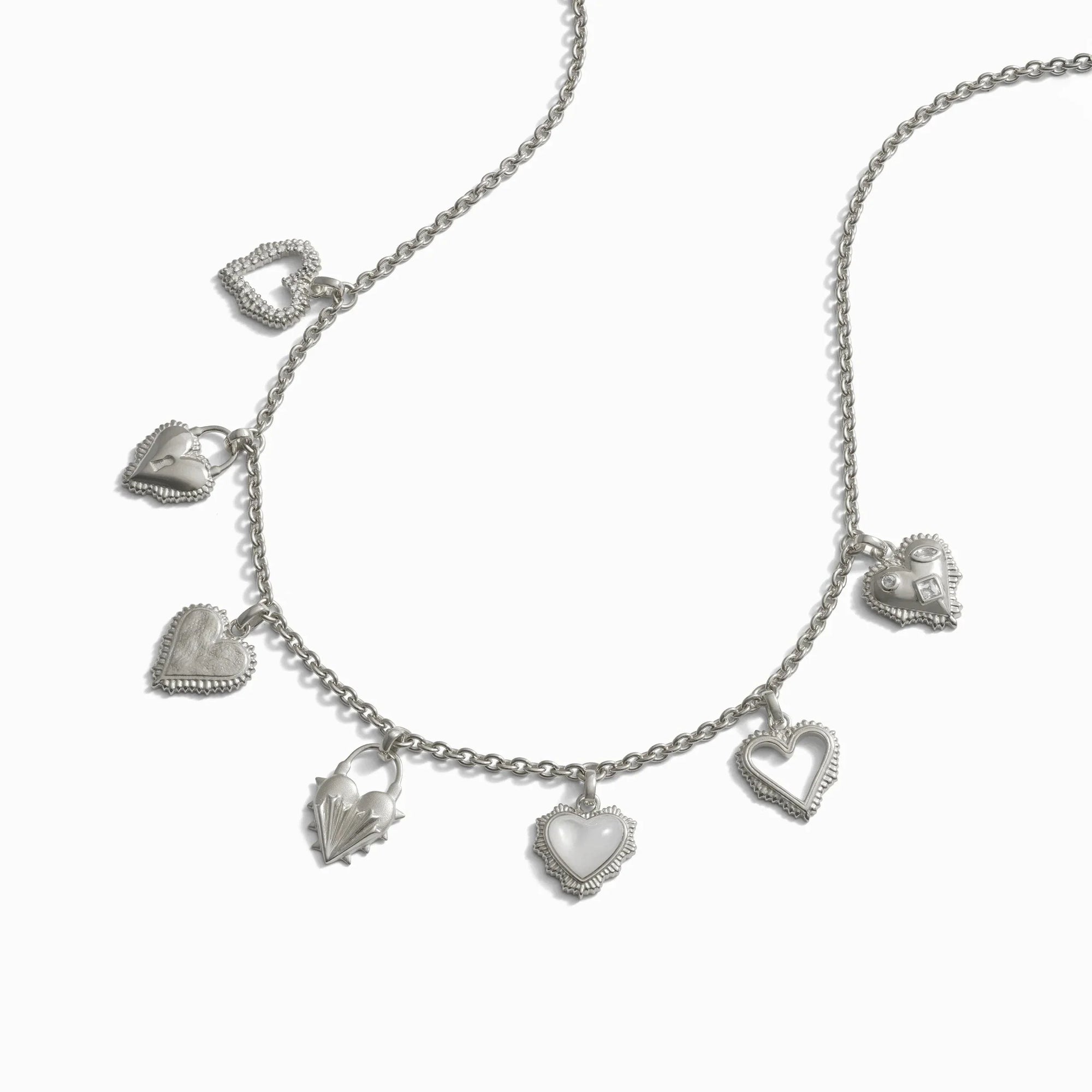 Awe Inspired - Mini Radiant Heart Charm Necklace -