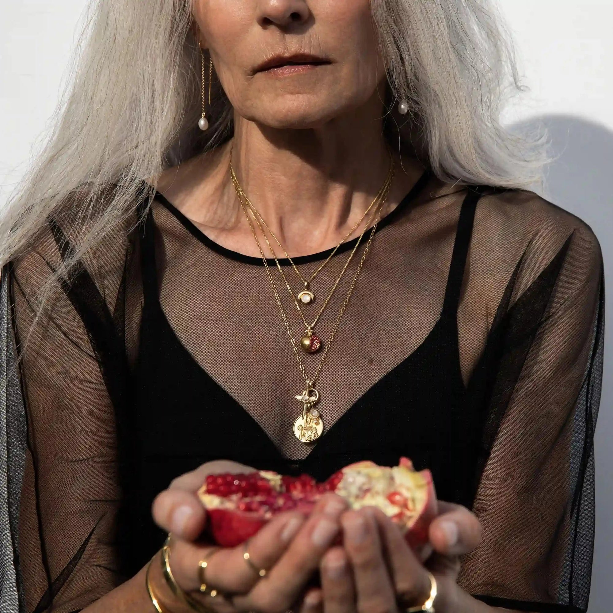 Awe Inspired - Pomegranate Necklace -