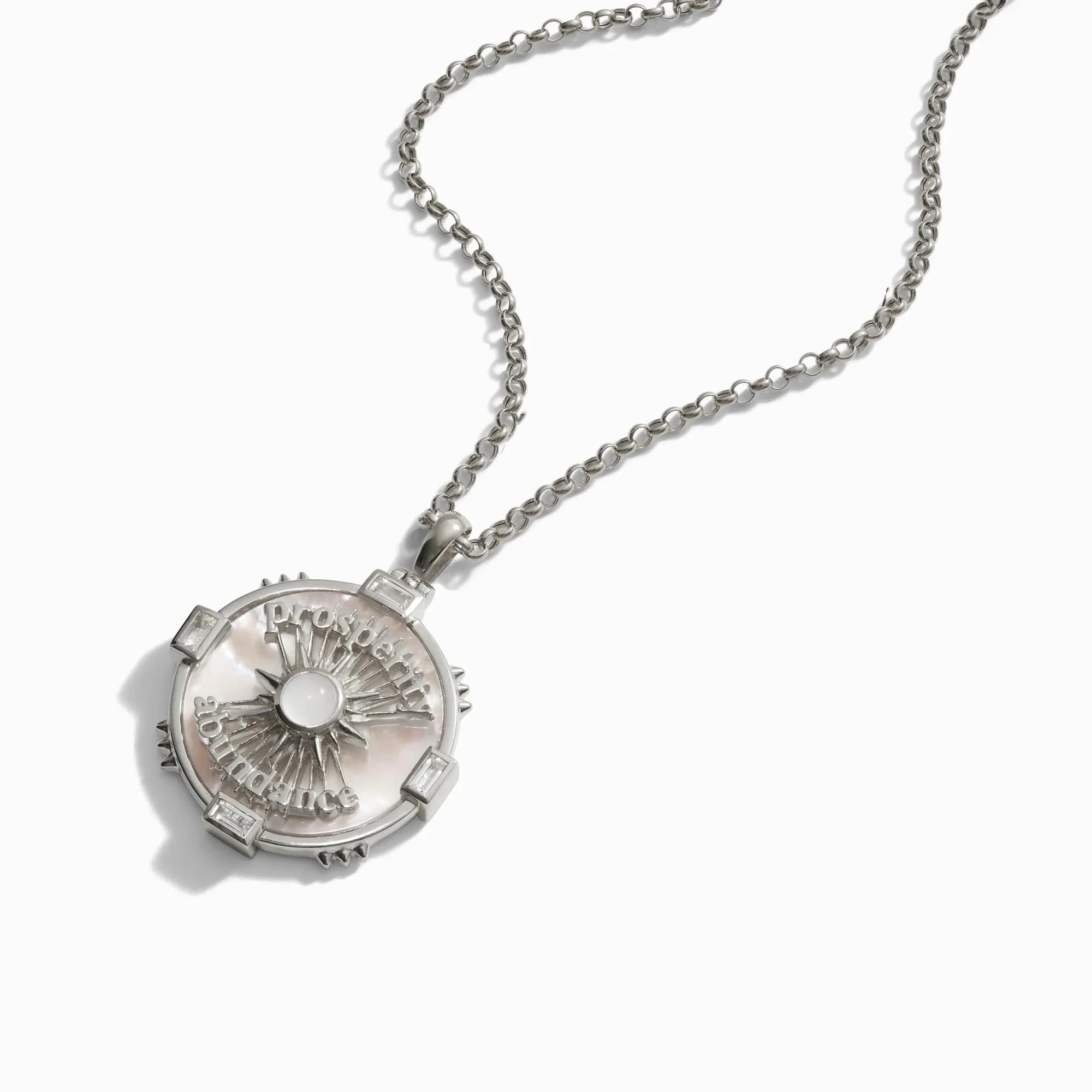 Awe Inspired - Prosperity Affirmation Coin Necklace -