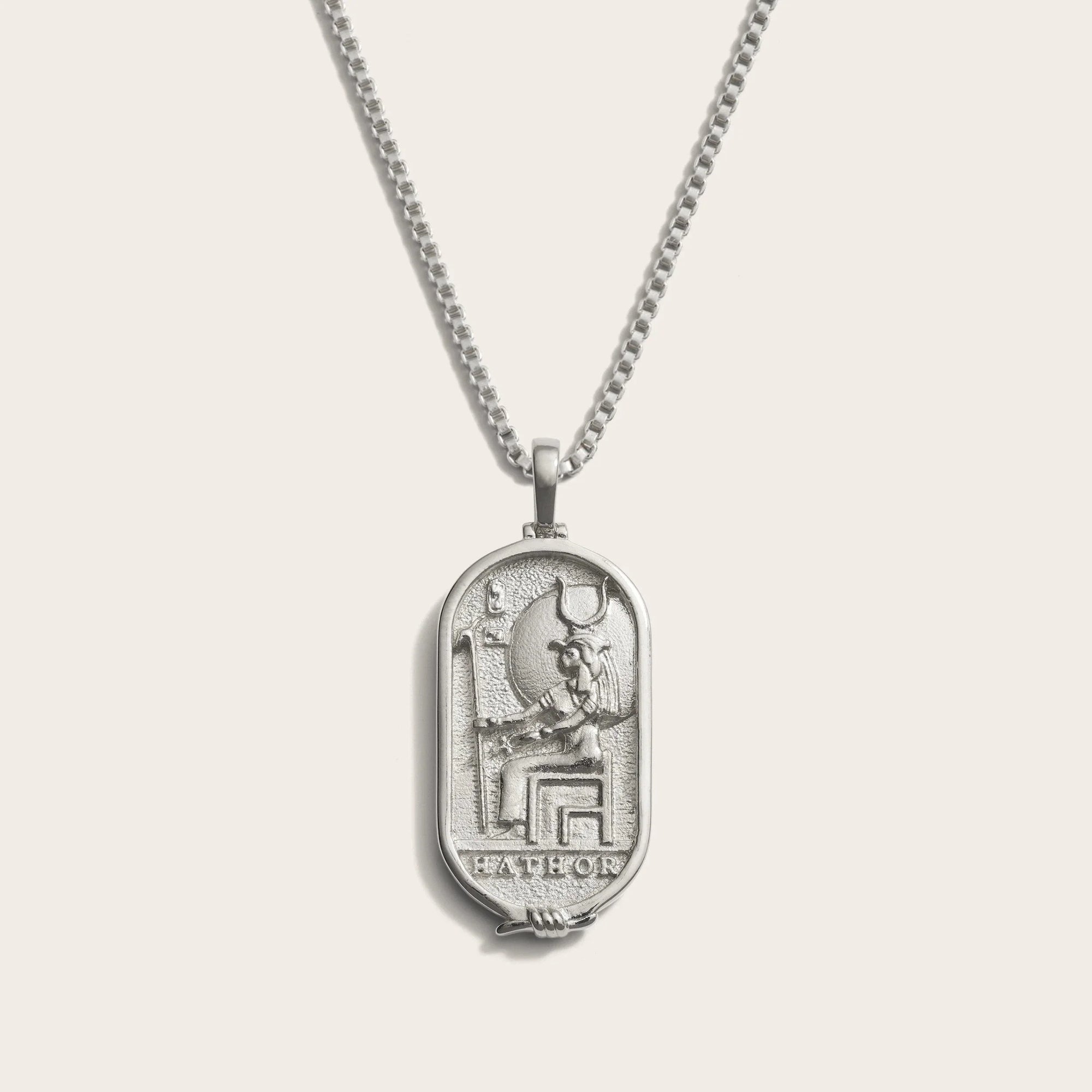 Awe Inspired - Hathor Necklace - 925 Sterling Silver Large