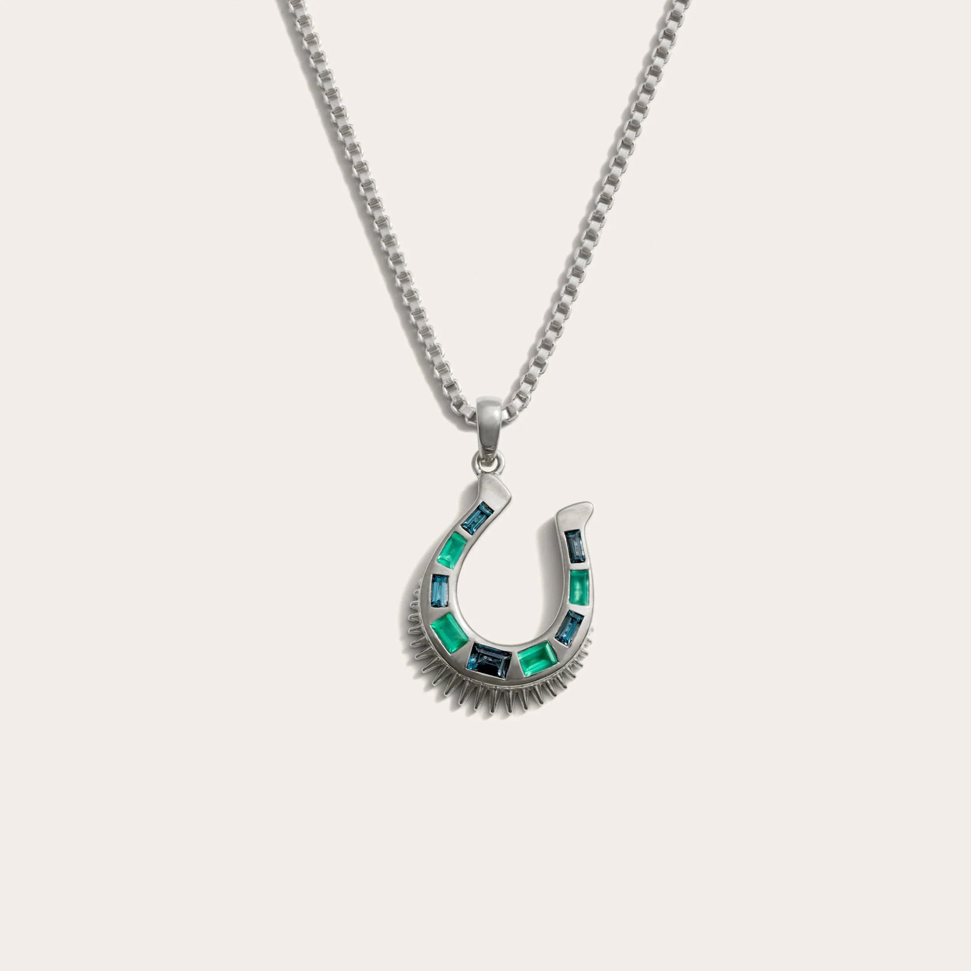 Awe Inspired - Lucky Horseshoe Necklace - 925 Sterling Silver