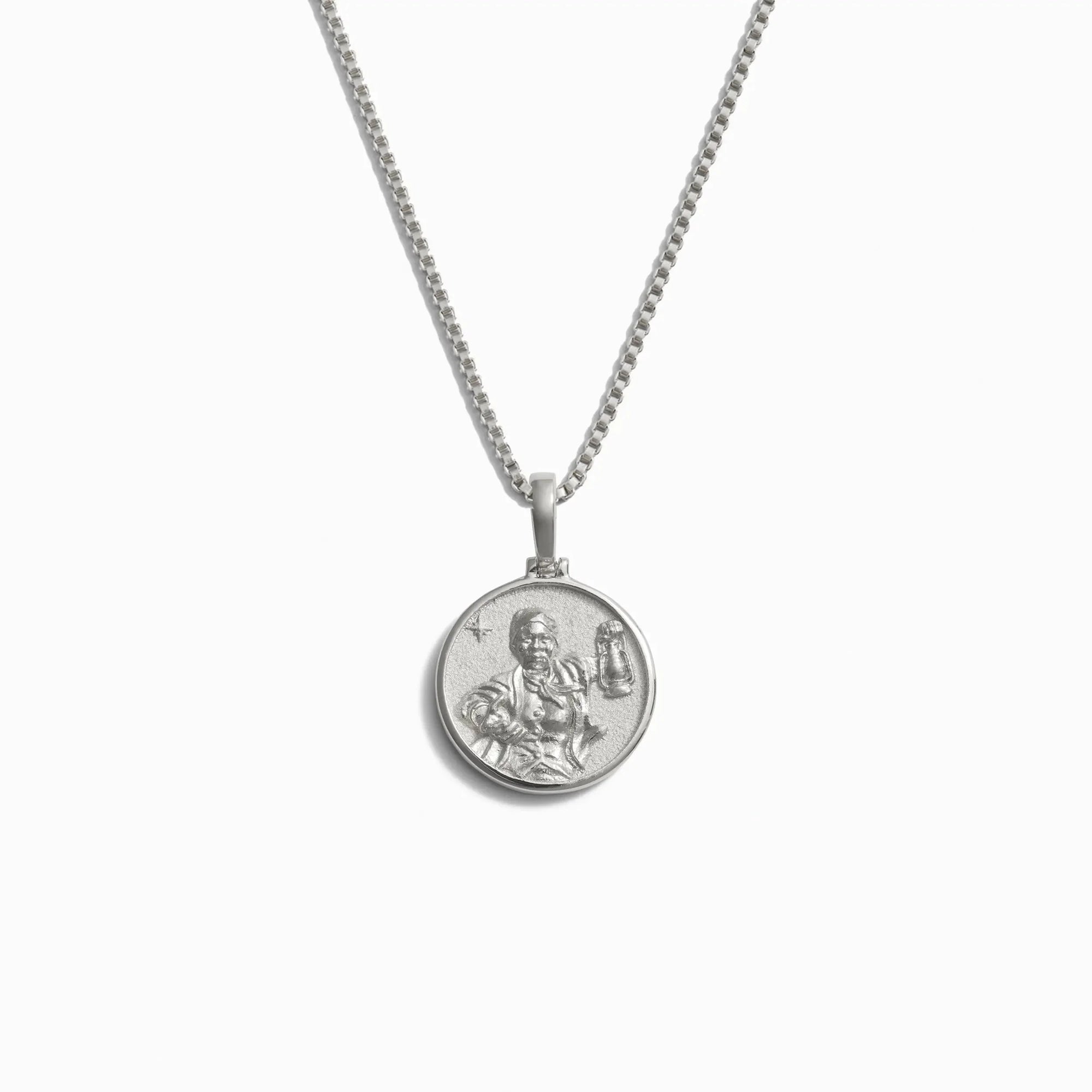 Awe Inspired - Mini Harriet Tubman Necklace - 925 Sterling Silver Mini