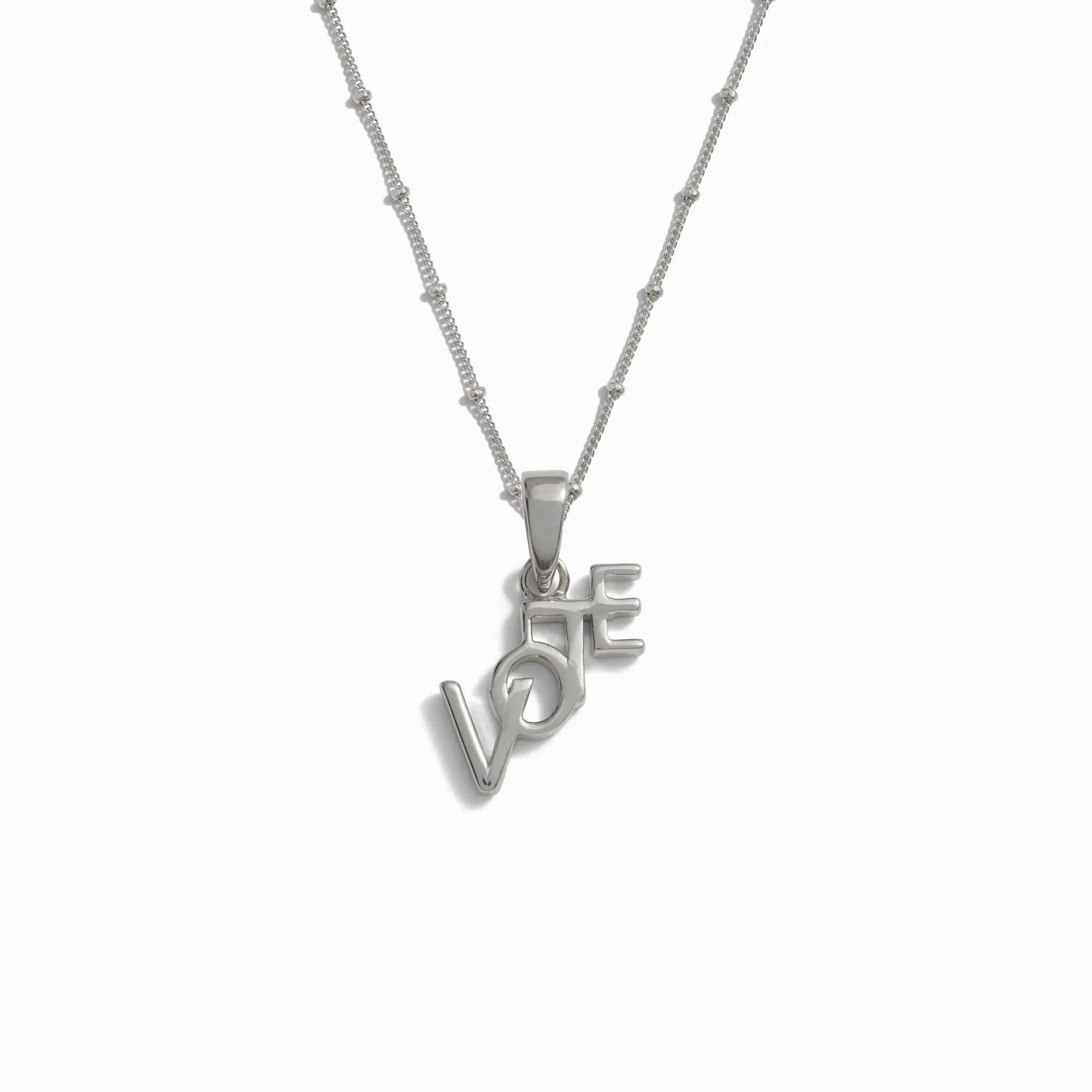 Awe Inspired - Vote Necklace - 925 Sterling Silver