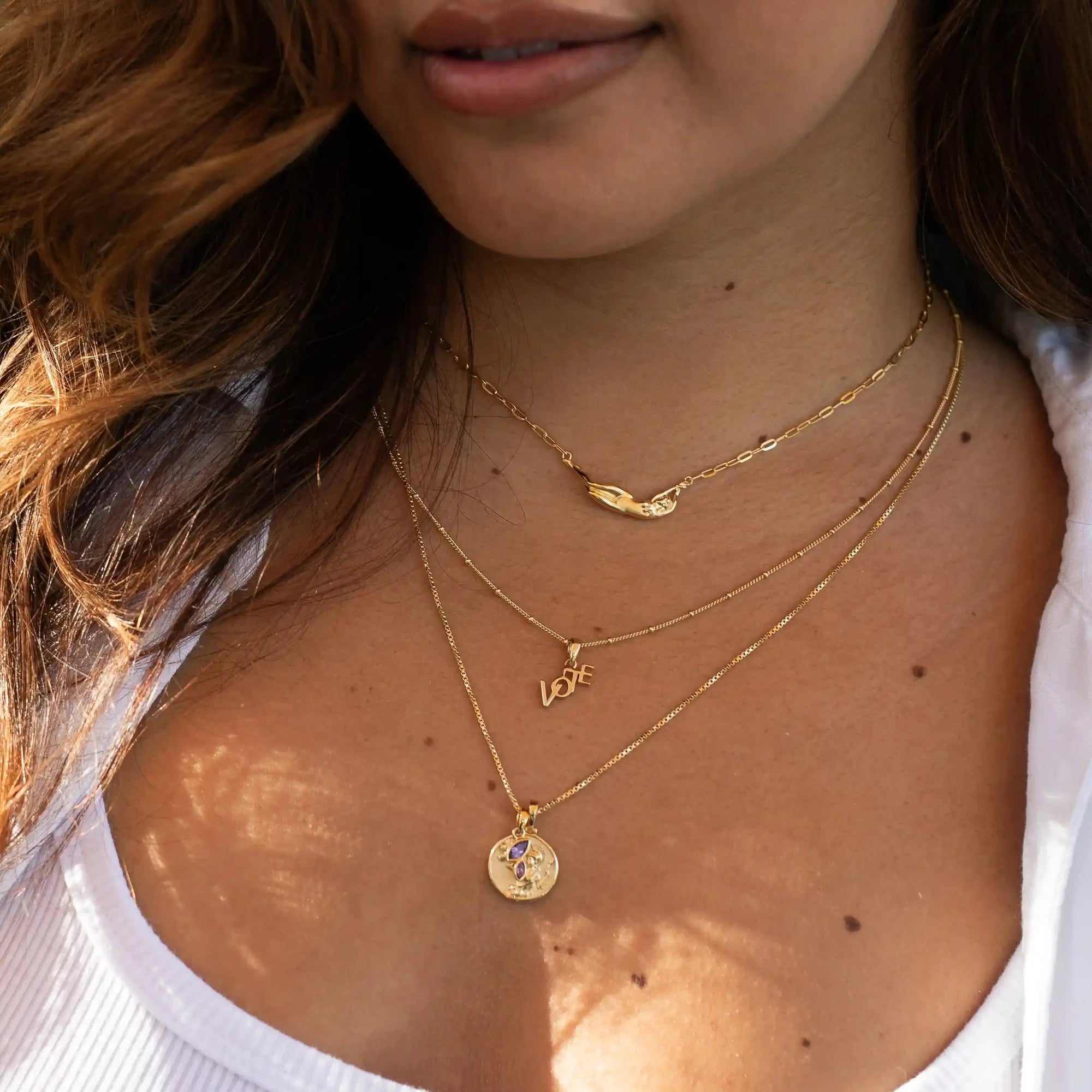 Awe Inspired - Vote Necklace -