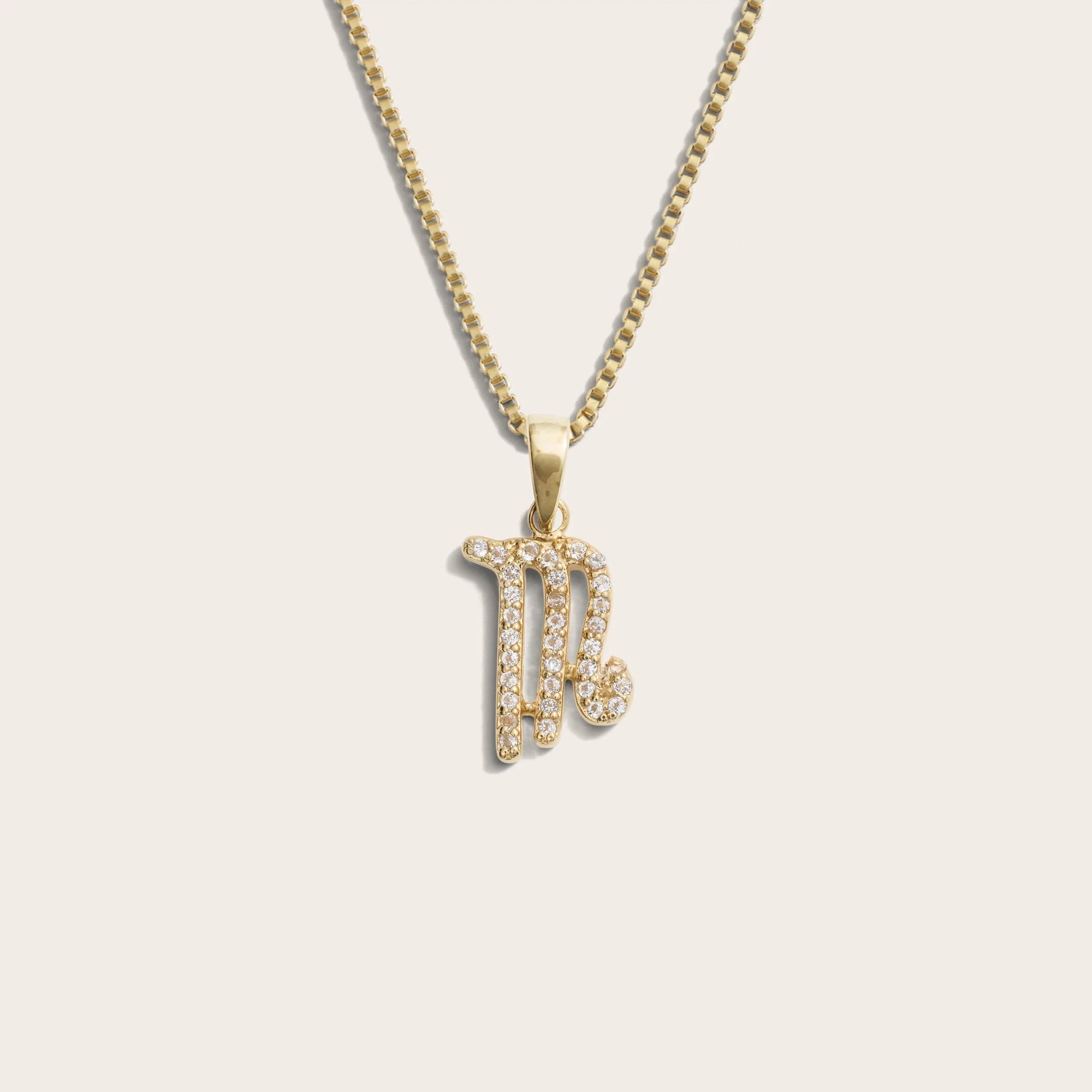 Awe Inspired - Zodiac Gemstone Necklace - 14K Yellow Gold Vermeil Scorpio Mini