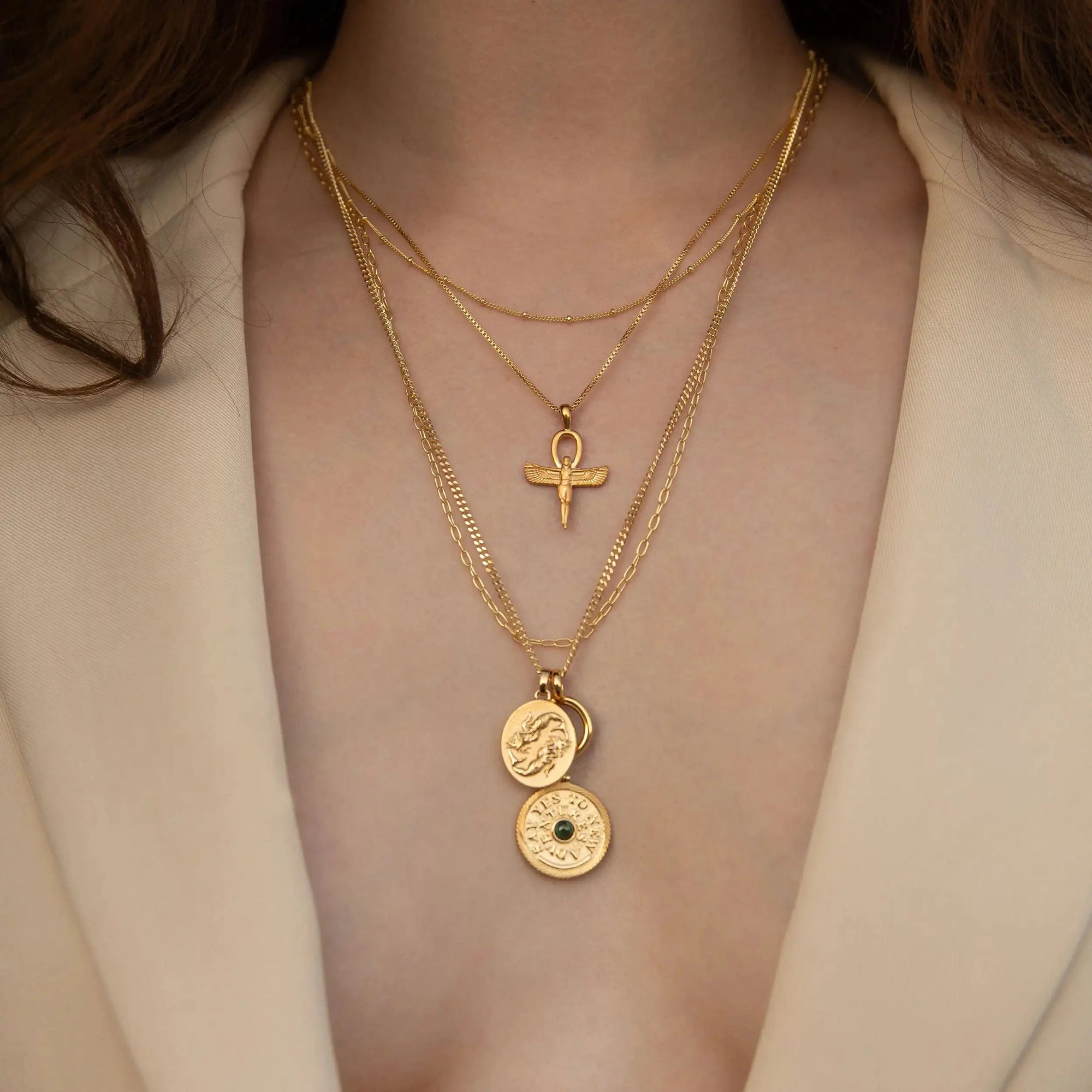 Awe Inspired - Zodiac Goddess Necklace -