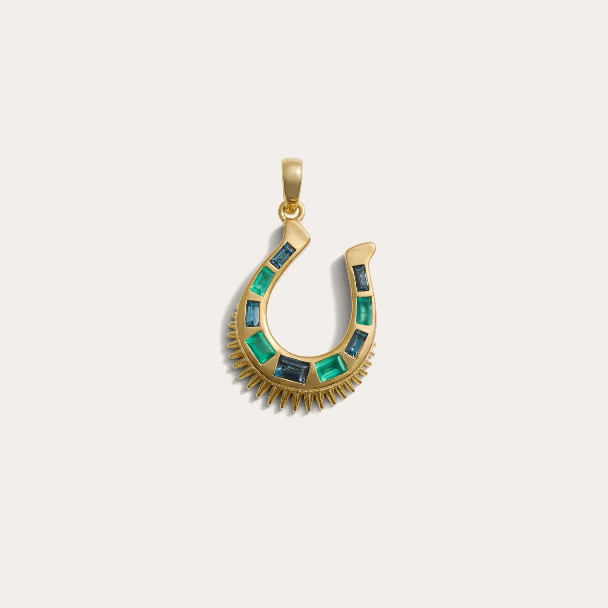Awe Inspired - Lucky Horseshoe Amulet - 14K Yellow Gold Vermeil