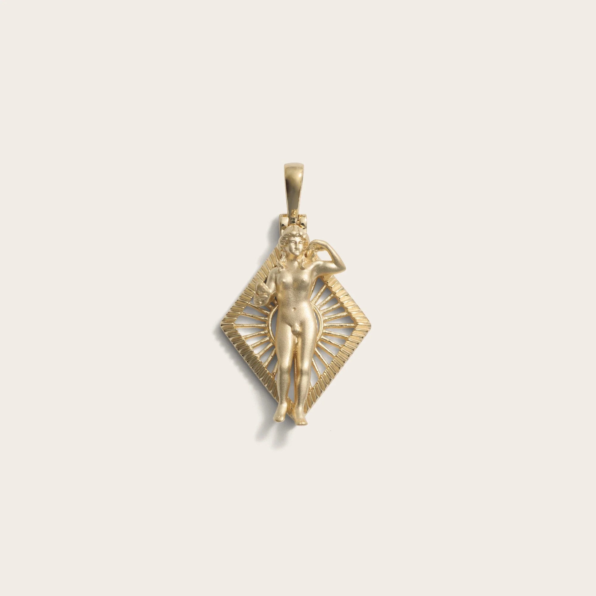 Awe Inspired - Hermaphroditus Pendant - 14K Yellow Gold Vermeil Standard