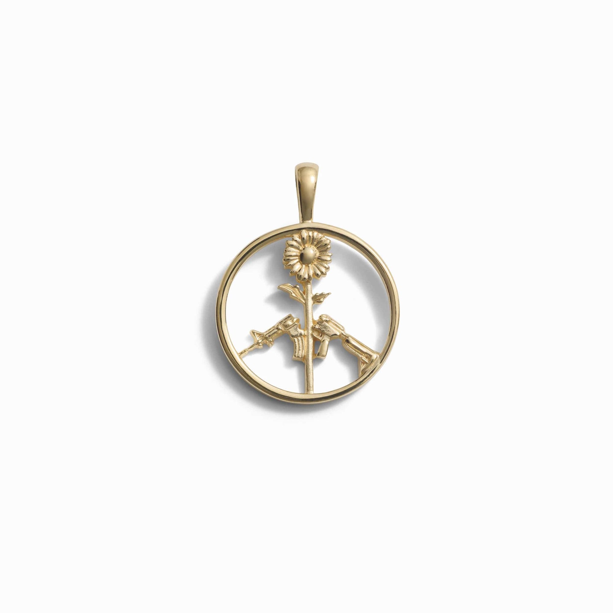 Awe Inspired - Hope Blossoms Amulet - 14K Yellow Gold Vermeil Standard