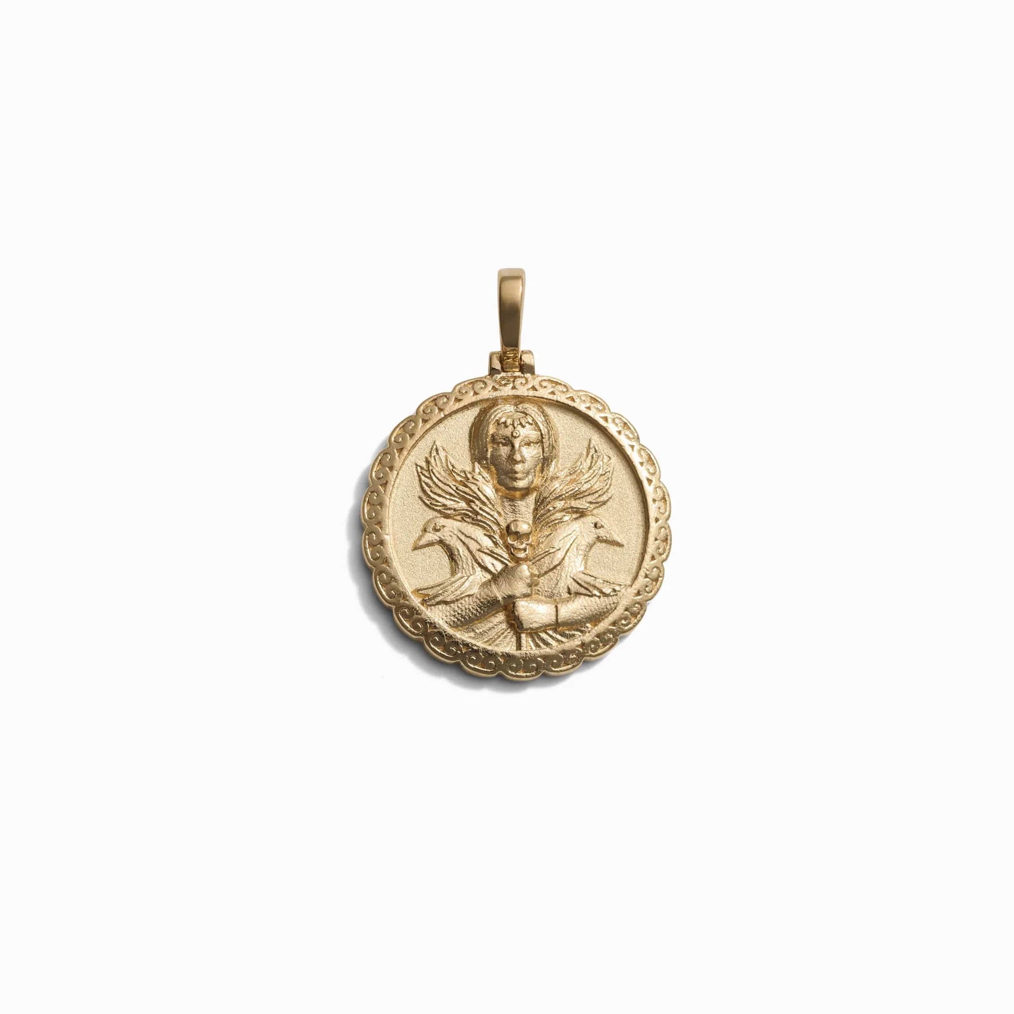 Awe Inspired - The Morrigan Pendant - 14K Yellow Gold Vermeil Standard