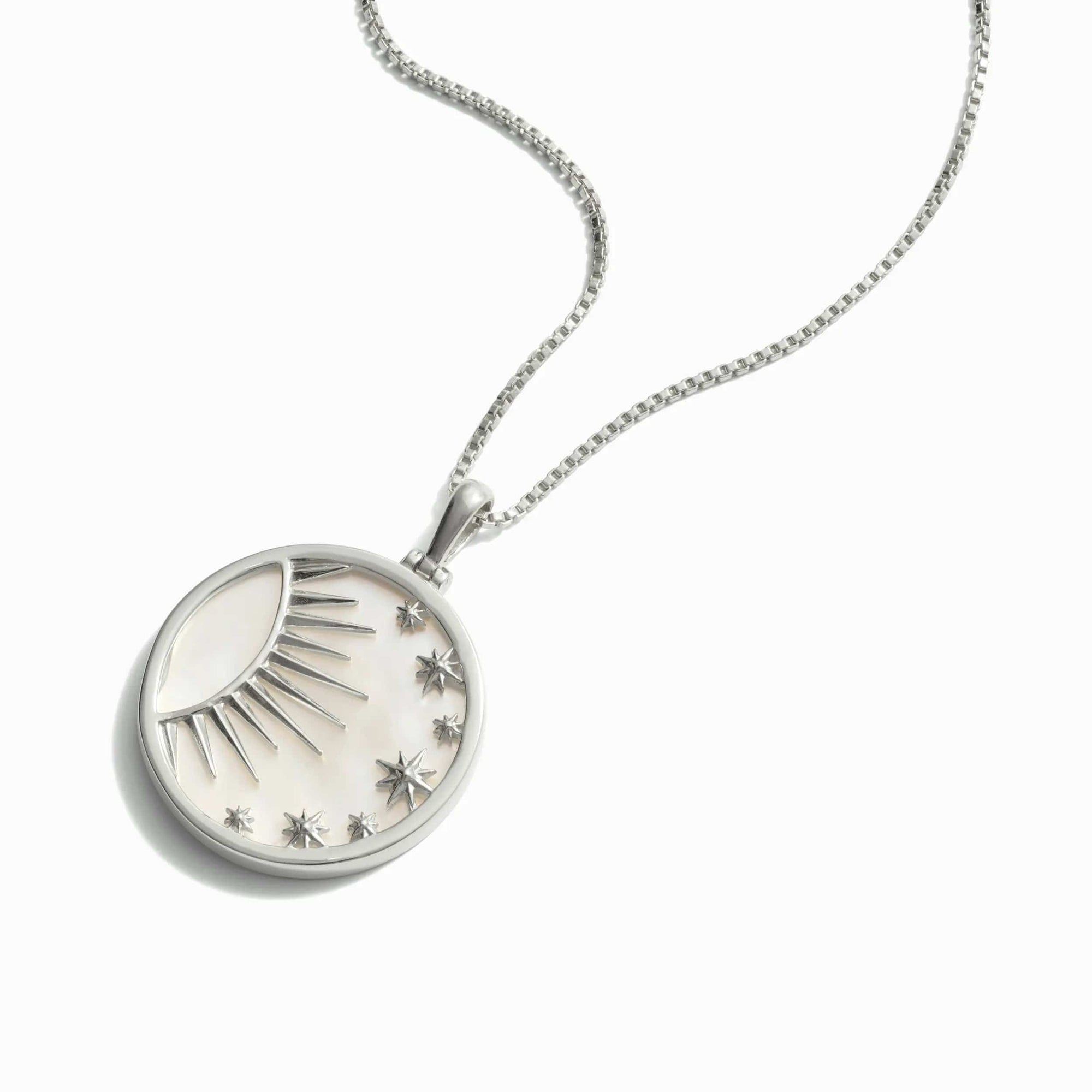 Awe Inspired - Celestial Mother of Pearl Amulet -