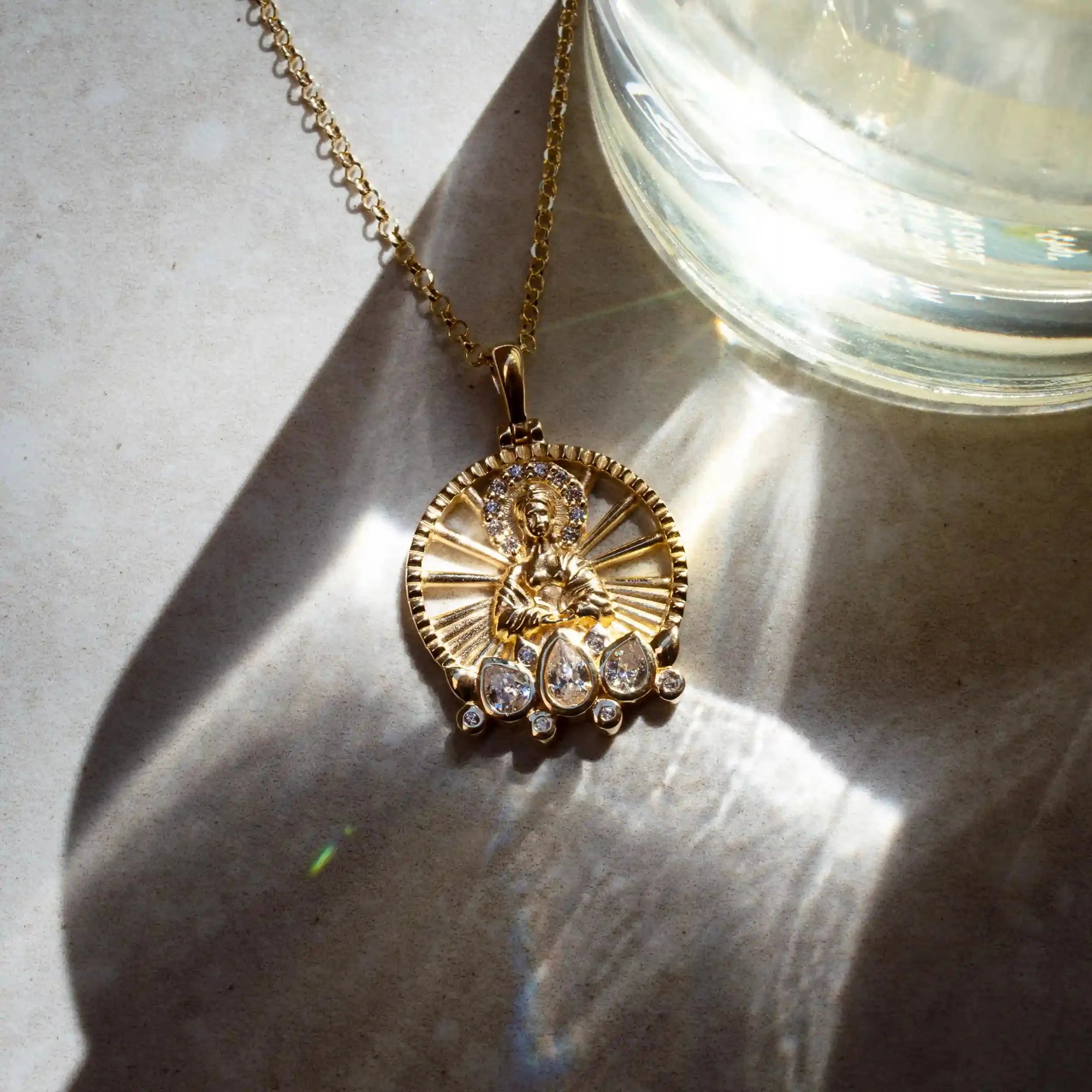 Awe Inspired - Lady Buddha Pendant -