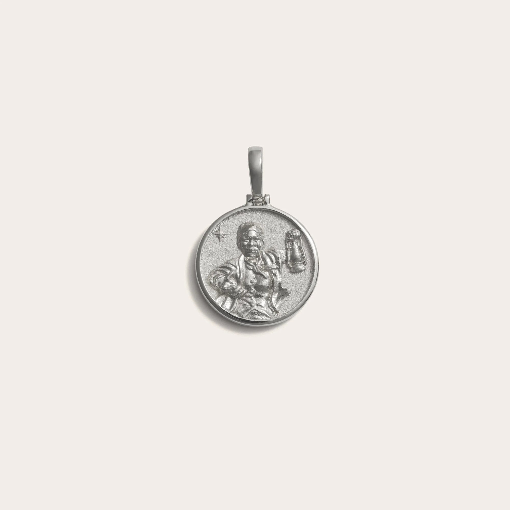 Awe Inspired - Mini Harriet Tubman Pendant - 925 Sterling Silver Mini