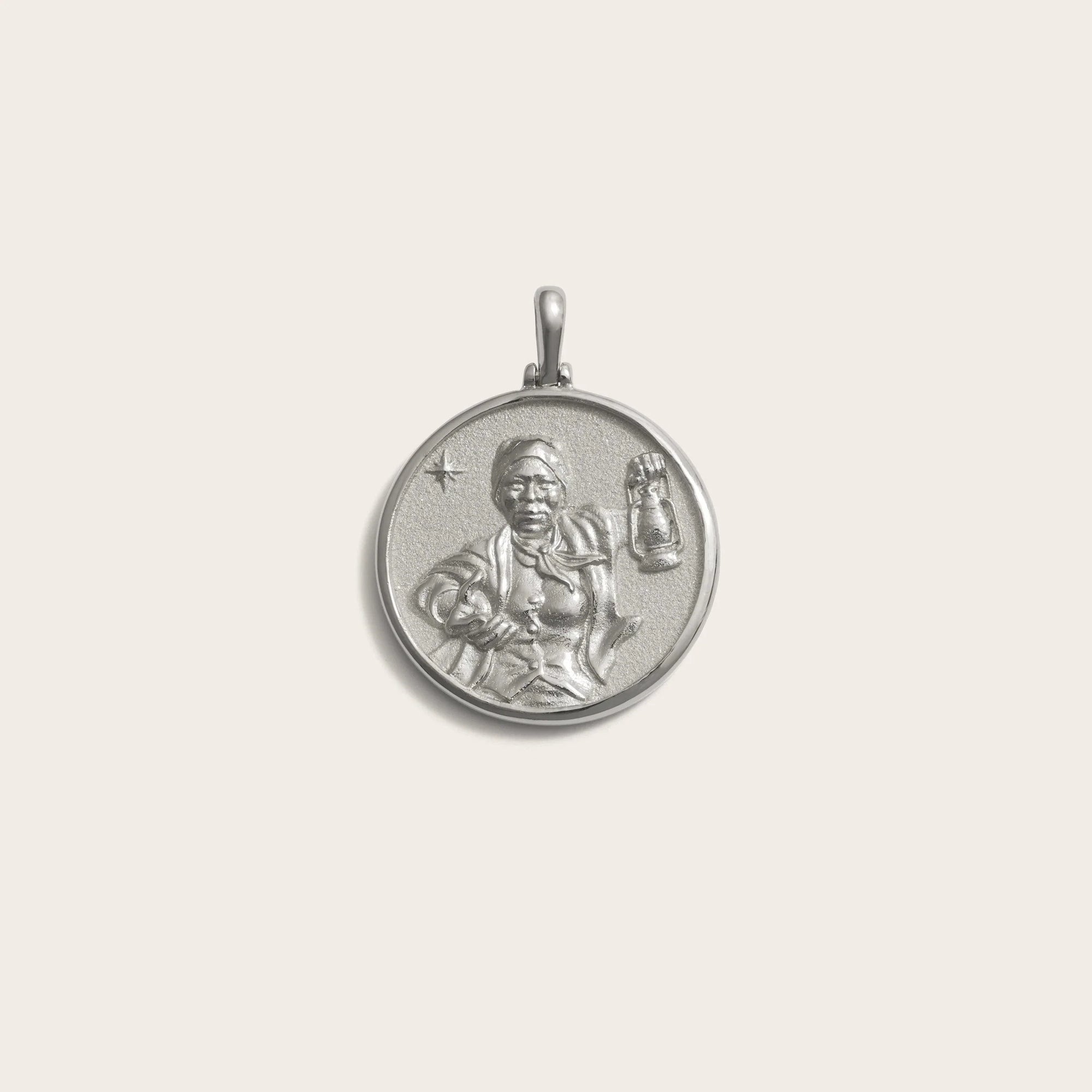 Awe Inspired - Harriet Tubman Pendant - 925 Sterling Silver Standard