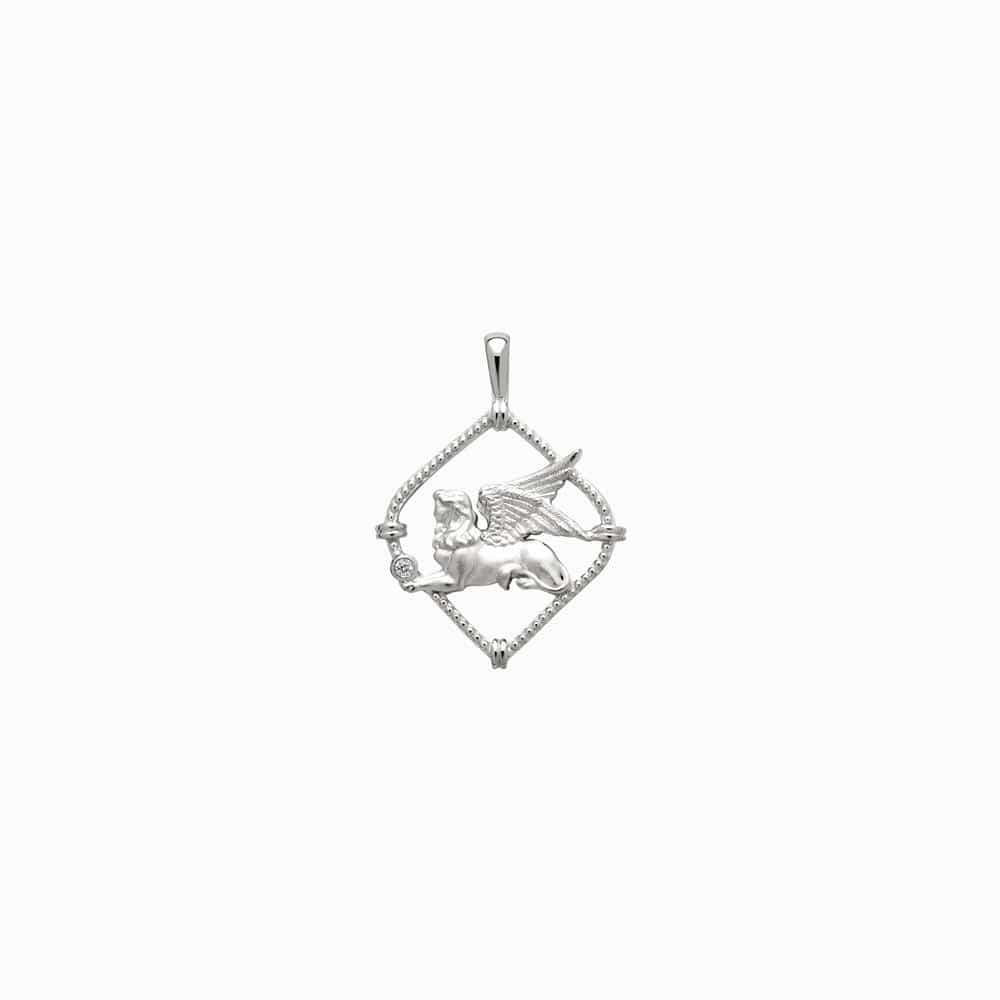 Awe Inspired - Sphinx Pendant - 925 Sterling Silver Standard