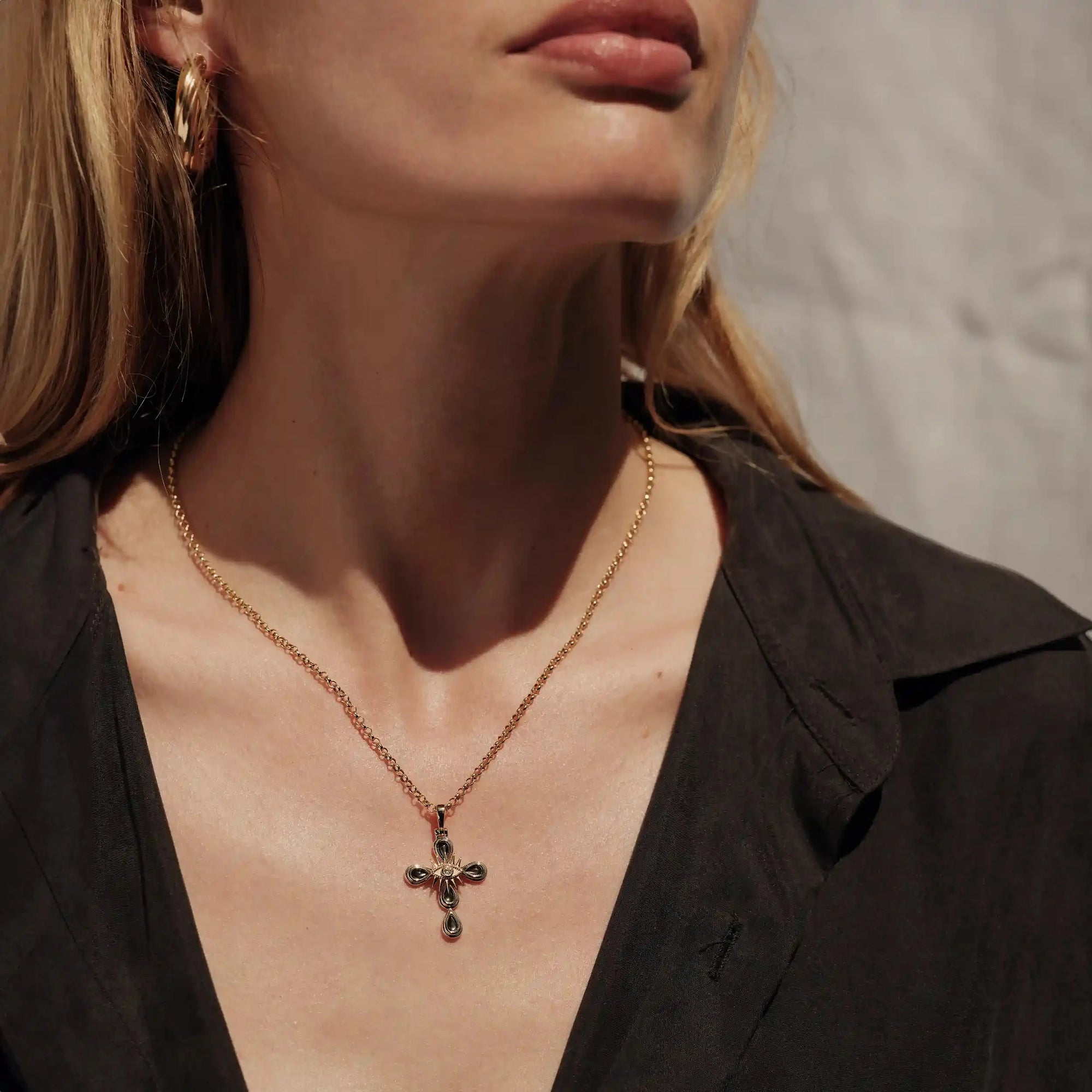 Awe Inspired - Third Eye Cross Amulet -