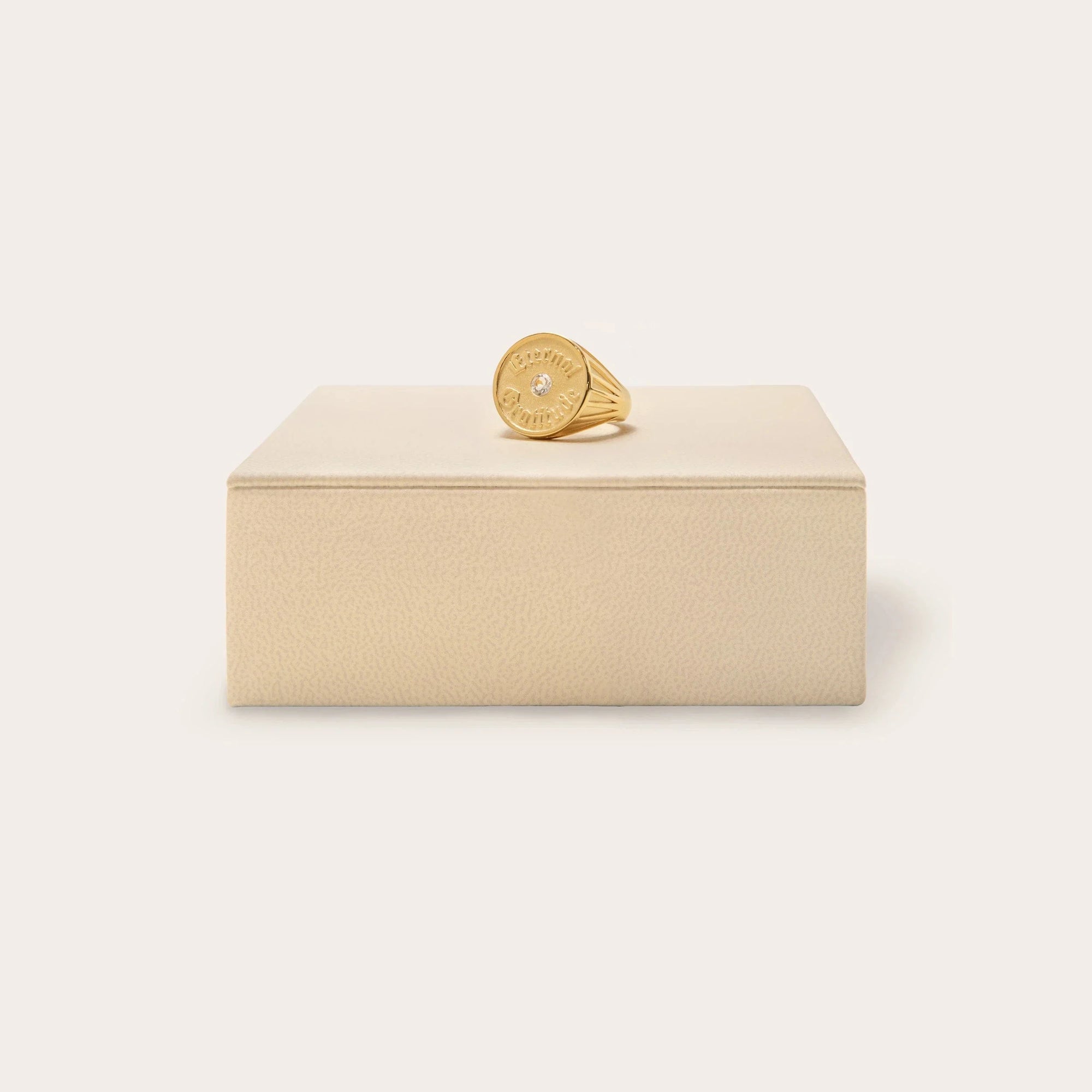 Awe Inspired - Archive Eternal Gratitude Ring - 14k Yellow Gold Vermeil 9