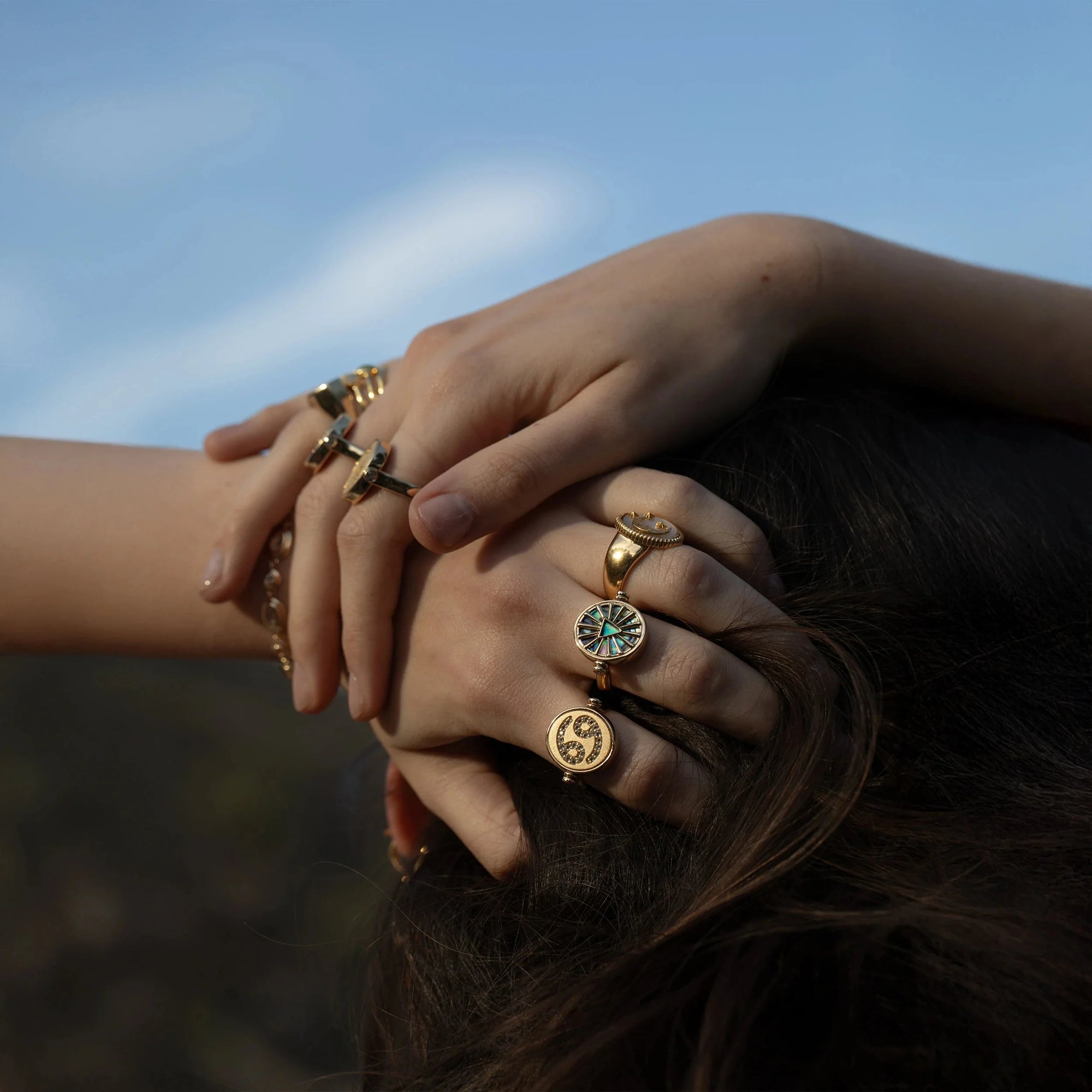 Awe Inspired - Pisces & Water Flip Ring -