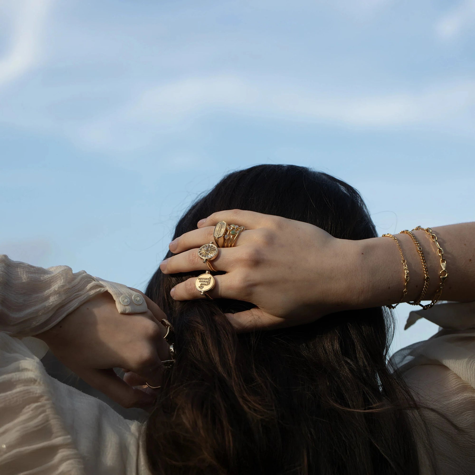 Awe Inspired - Capricorn & Earth Flip Ring -