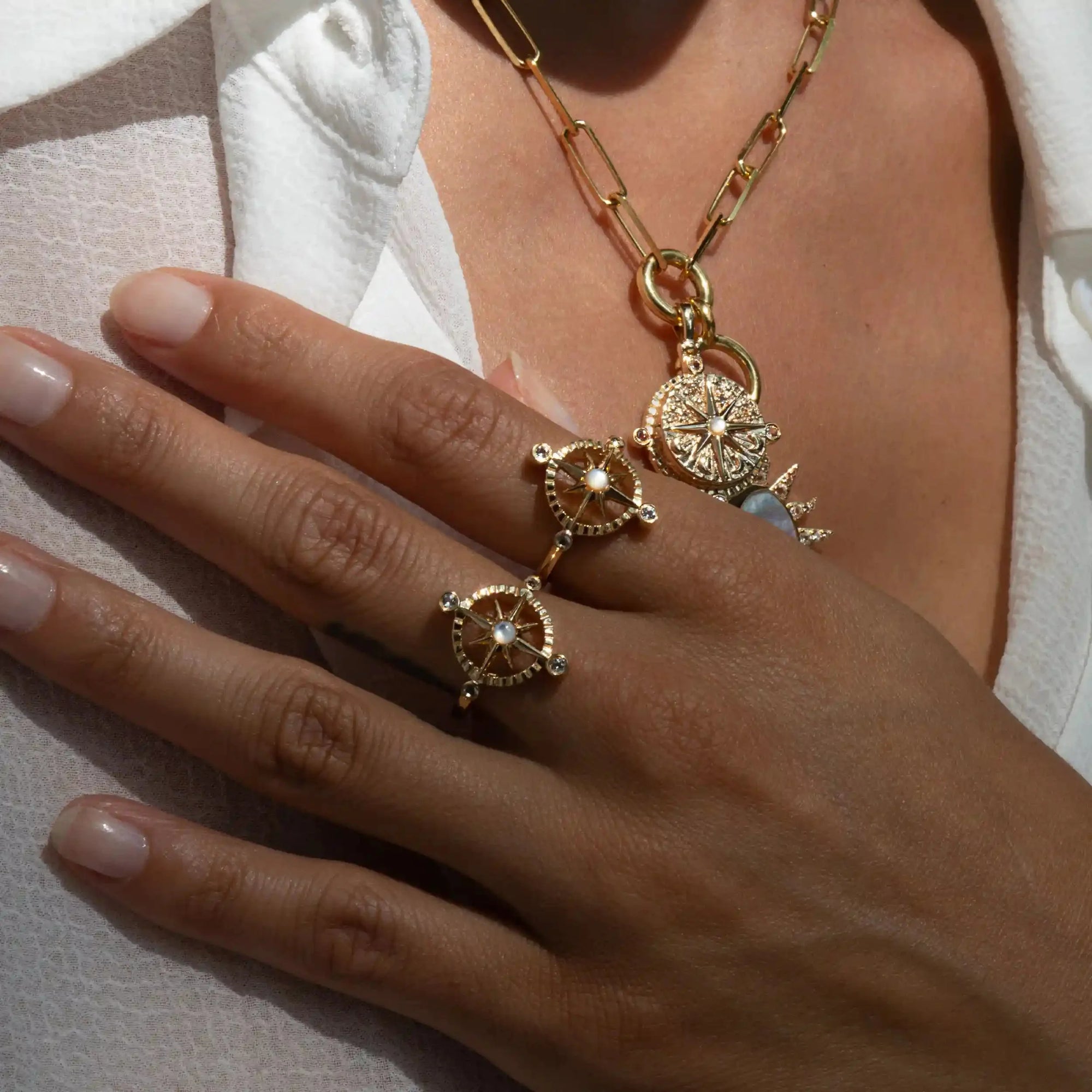 Awe Inspired - Compass Rose Ring -