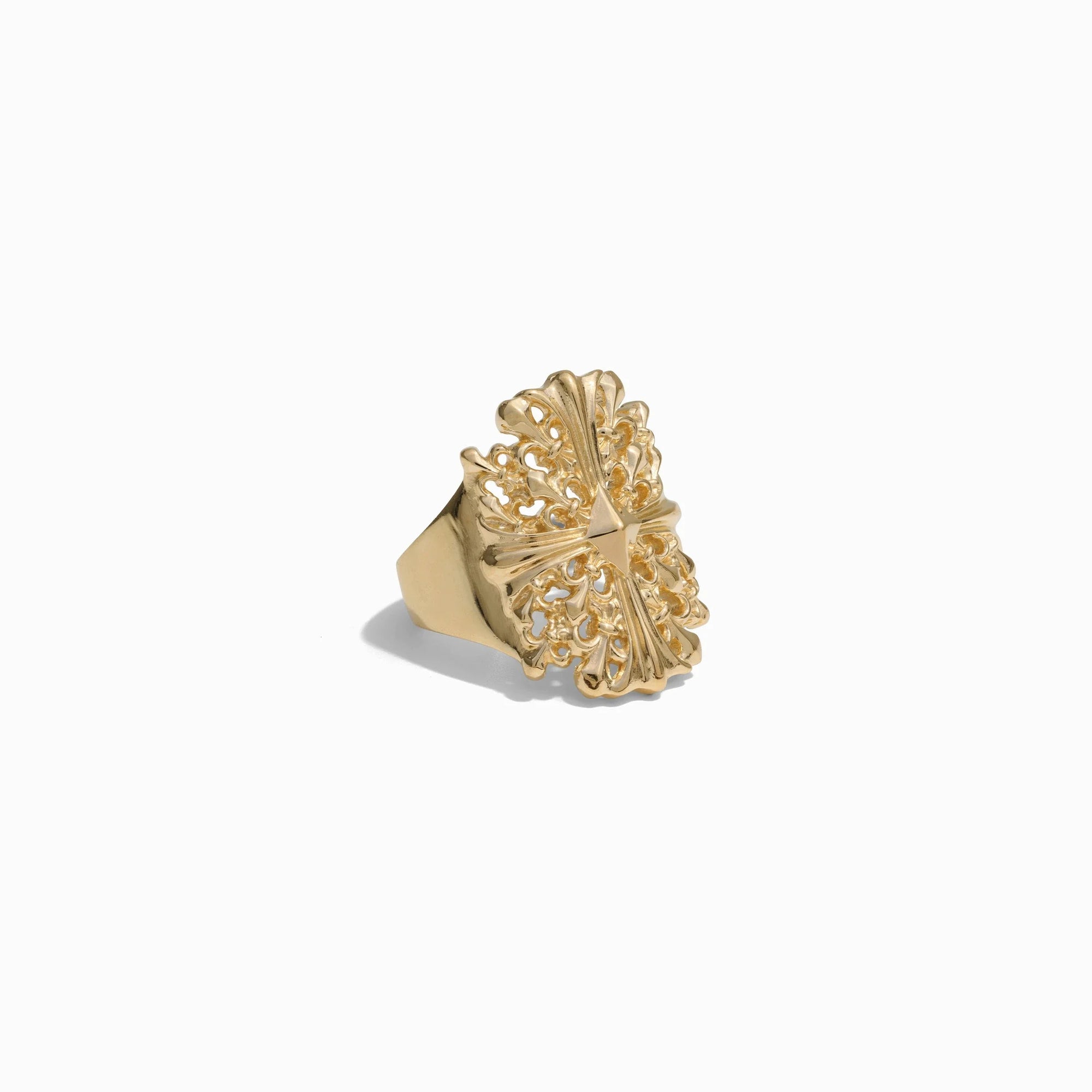 Awe Inspired - Cross Shield Ring -