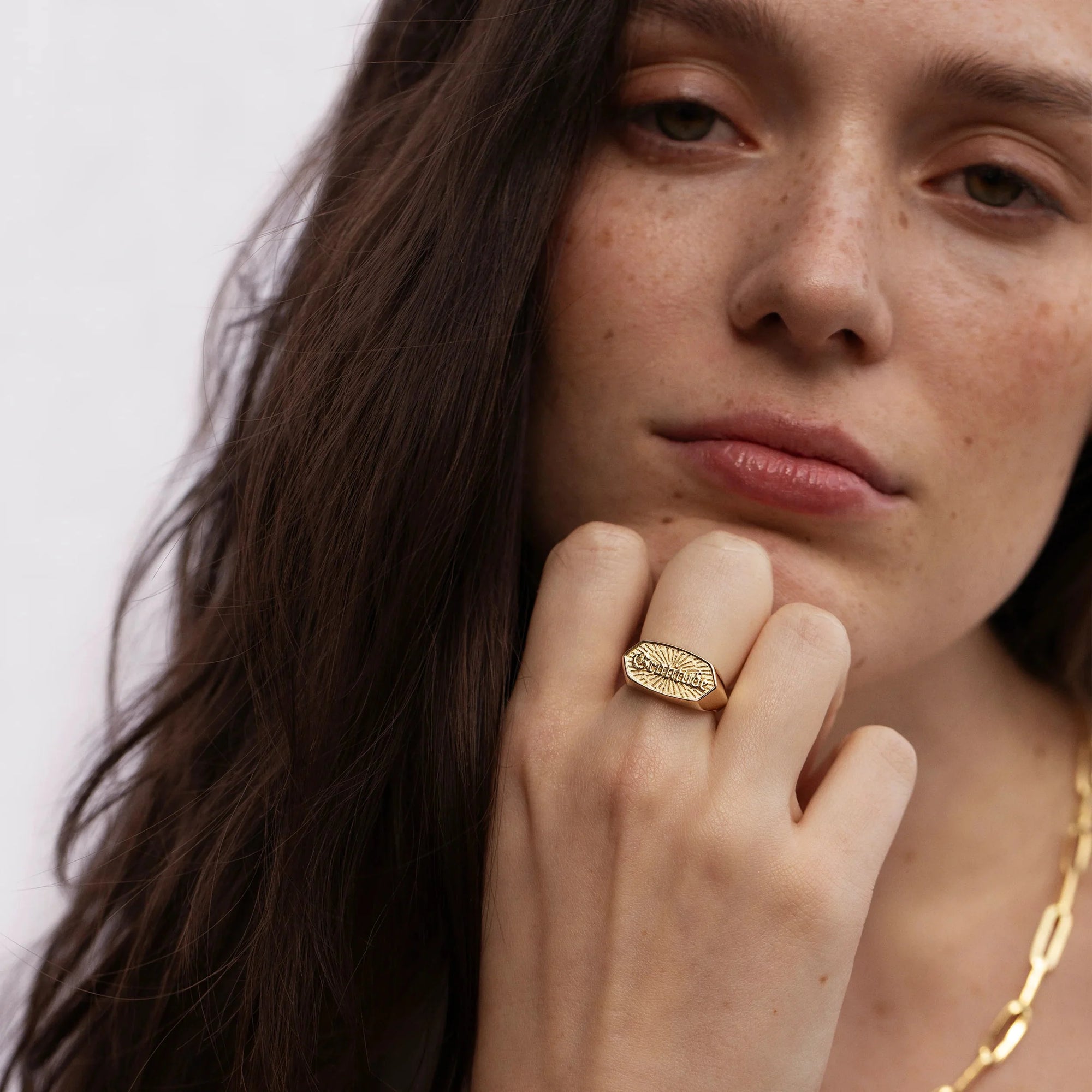Awe Inspired - Gratitude Affirmation Ring -