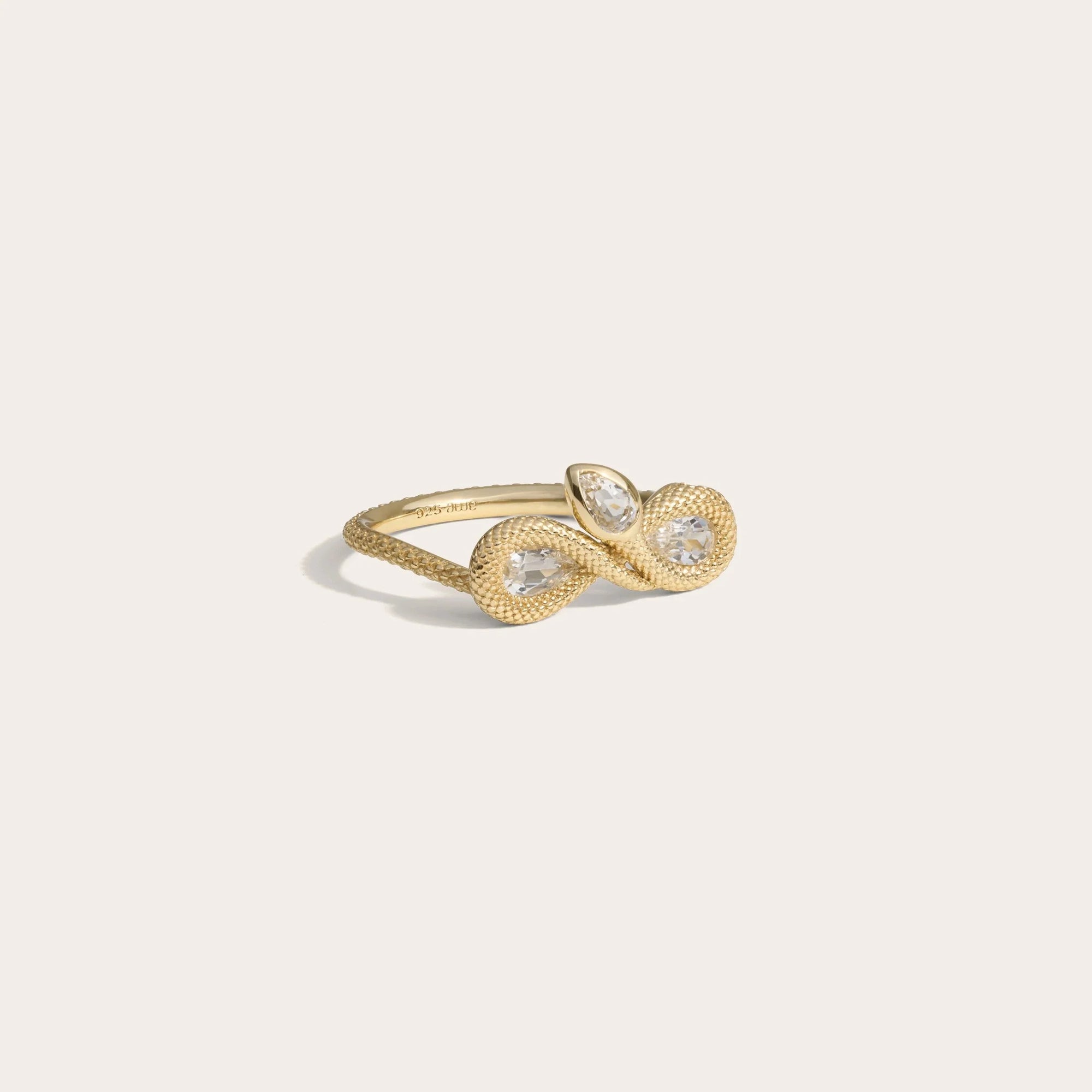 Awe Inspired - Infinity Snake Ring -