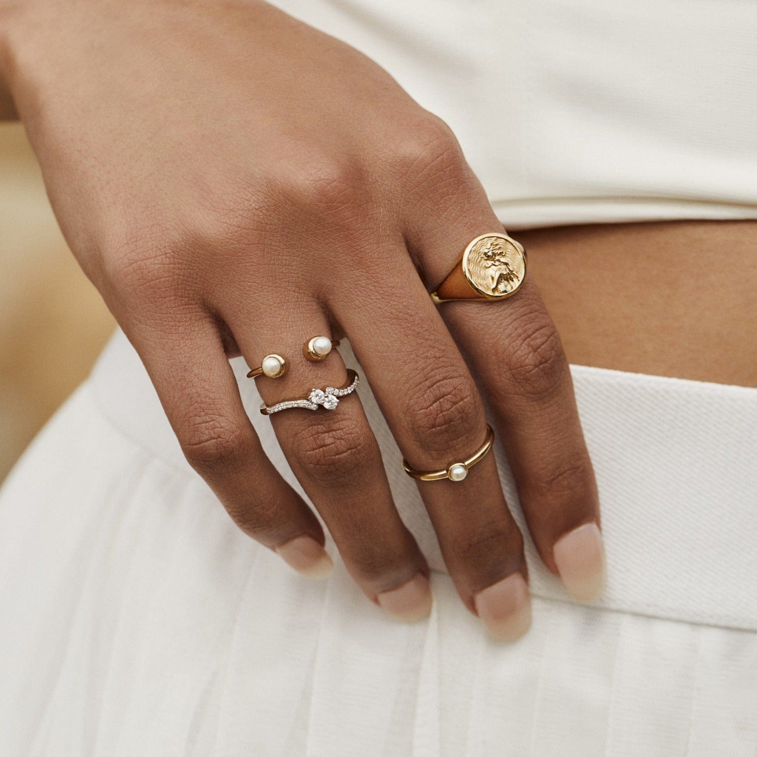 Awe Inspired - Pearl Ring -