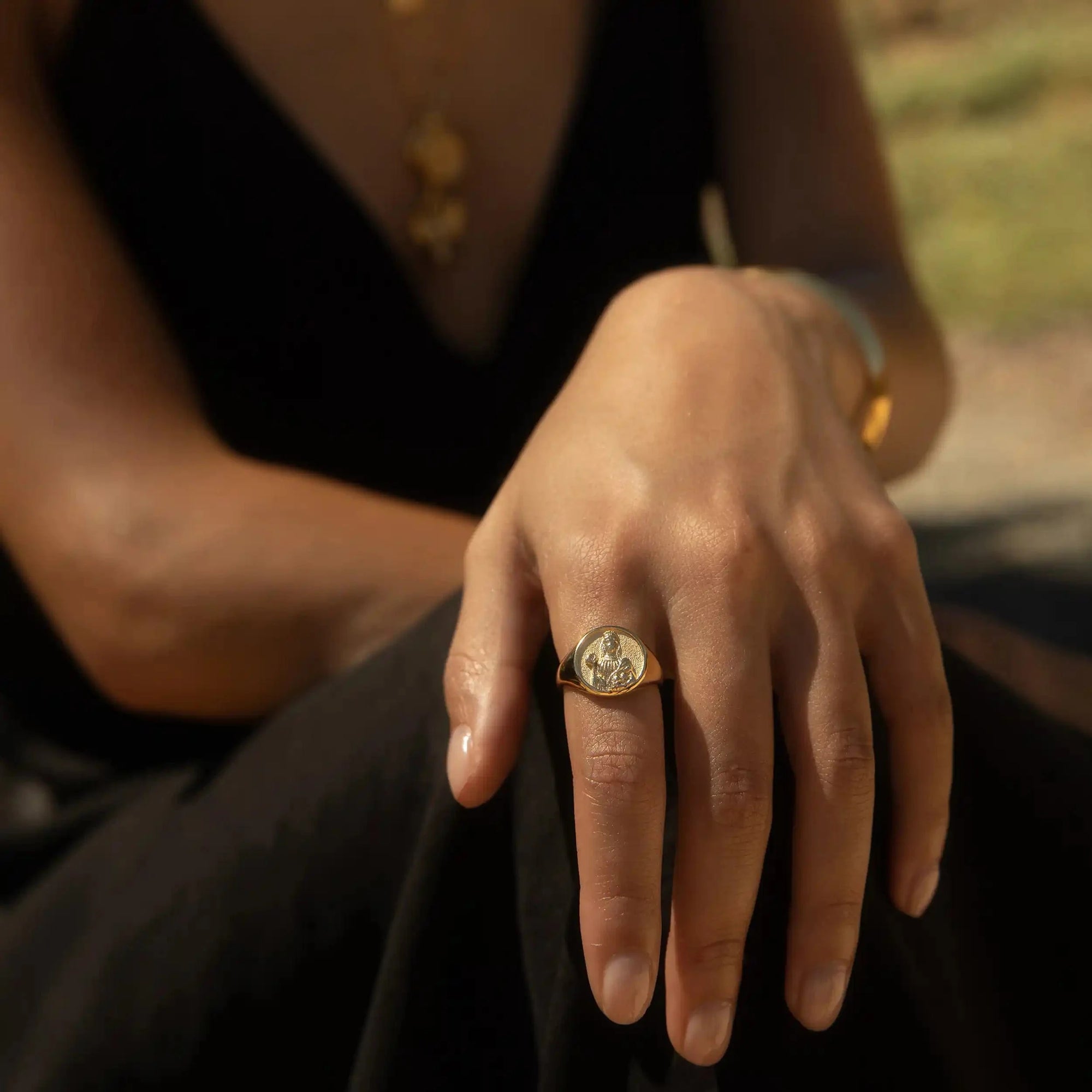 Awe Inspired - Persephone Signet Ring -