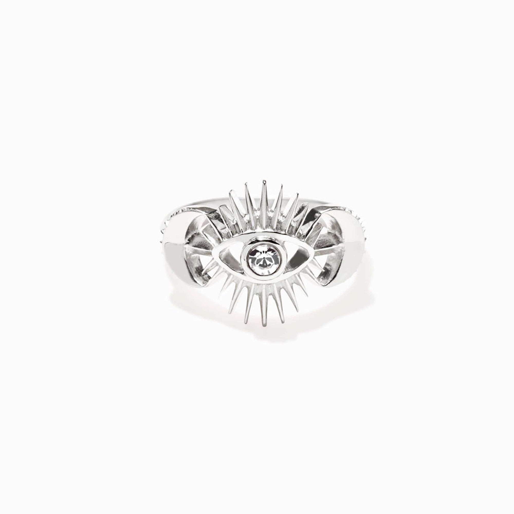 Awe Inspired - Celestial Evil Eye Ring - 925 Sterling Silver