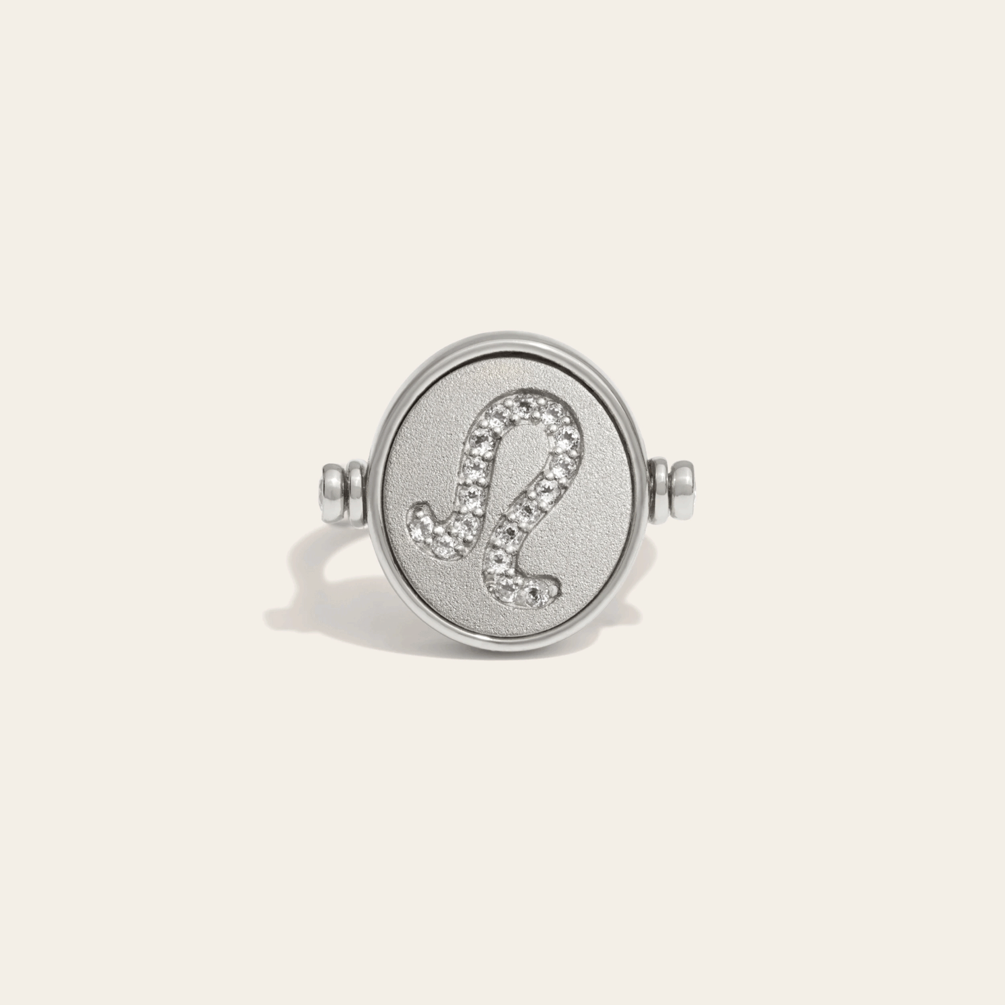 Awe Inspired - Leo &amp; Fire Flip Ring - 925 Sterling Silver