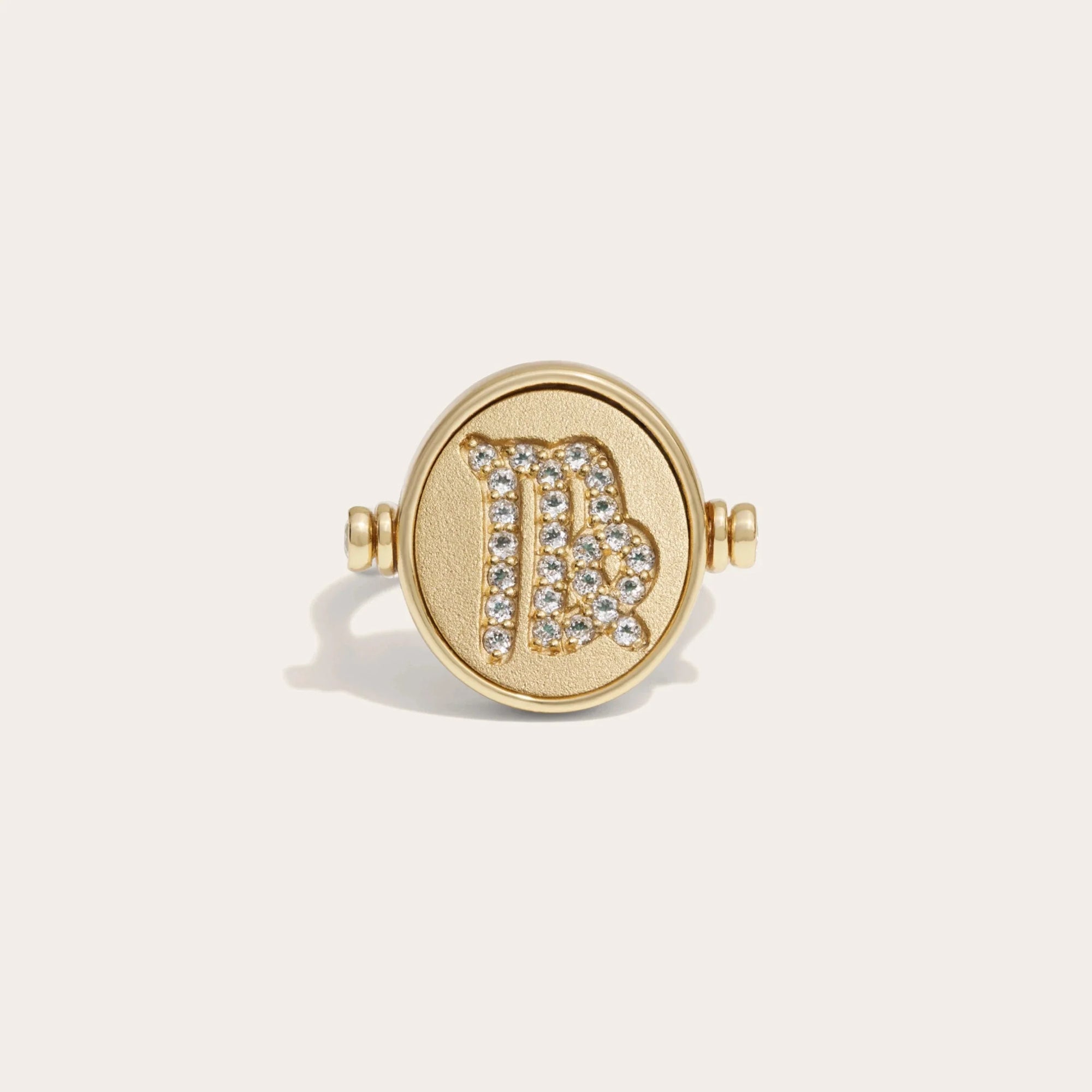 Awe Inspired - Virgo & Earth Flip Ring -