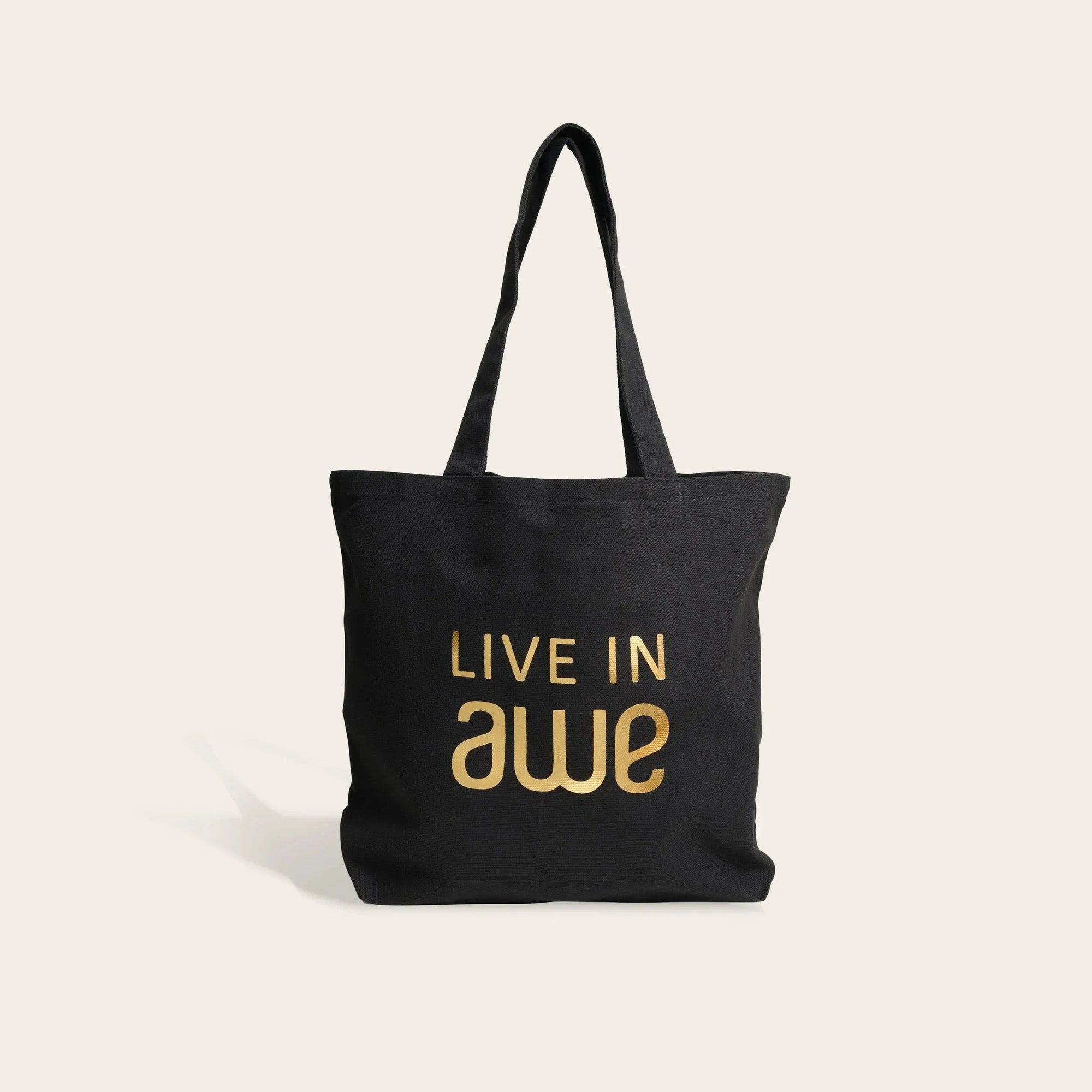 Awe Inspired - Live in Awe Tote - Black