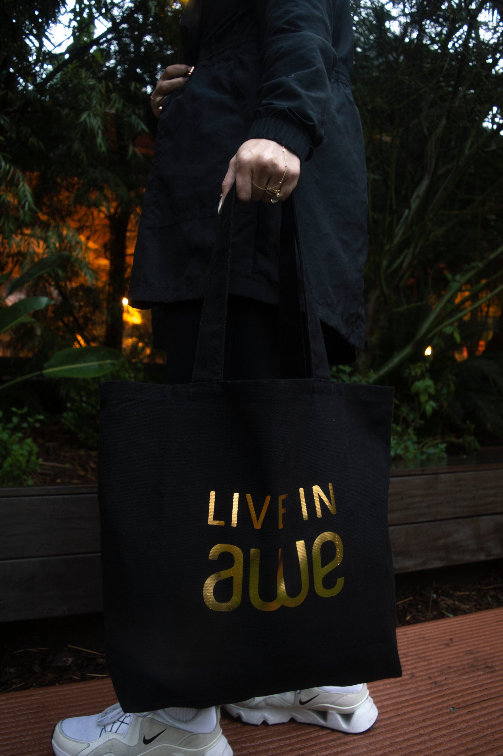 Awe Inspired - Live in Awe Tote -