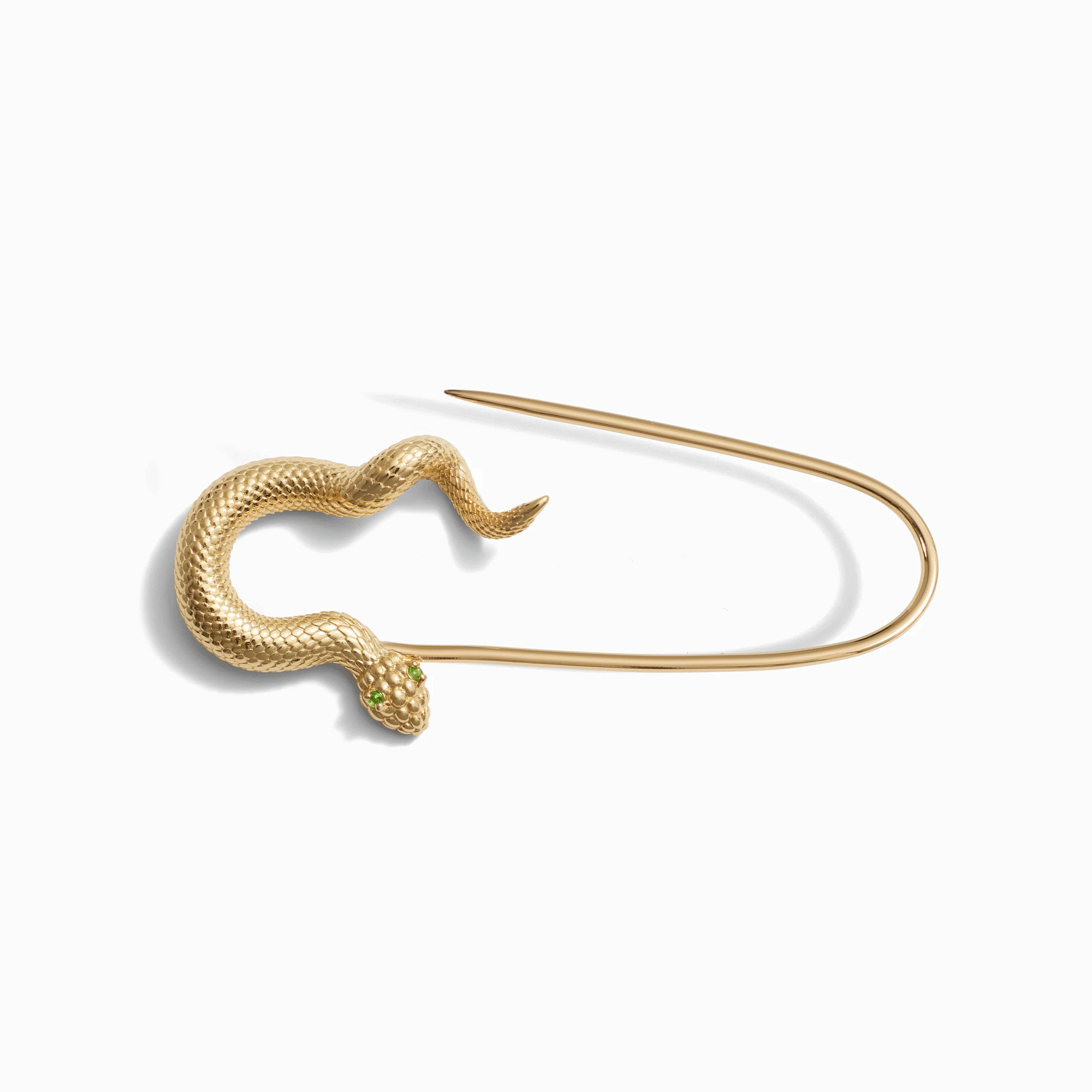 Awe Inspired - Snake Pin Charm Collector Brooch -