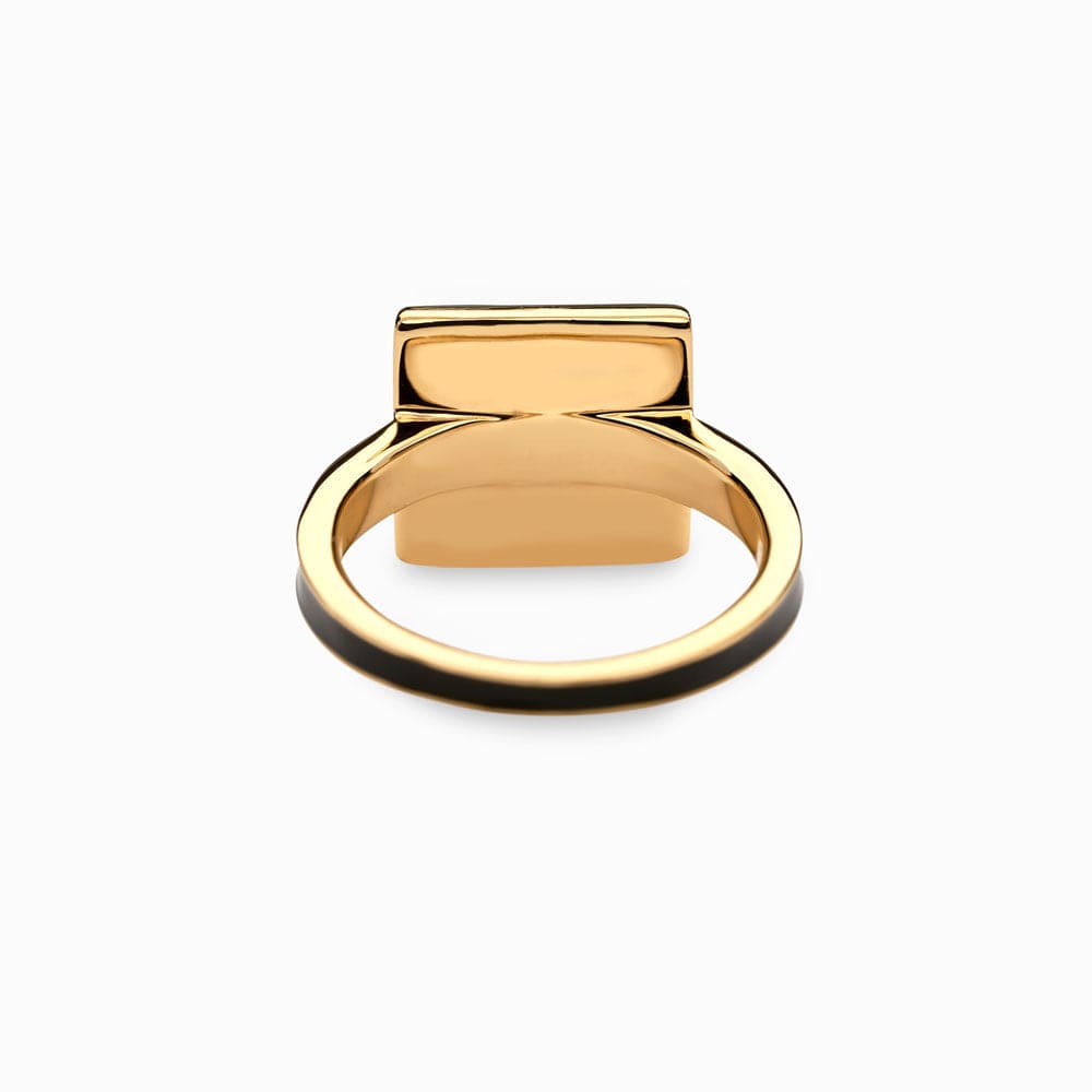 Awe Inspired - Black Onyx Aura Ring -