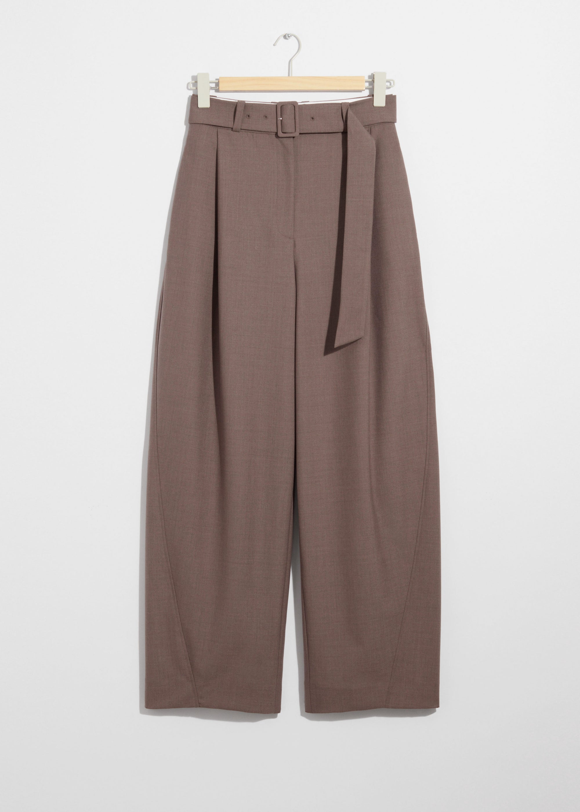 & Other Stories - Anna Wool Trouser - Beige -